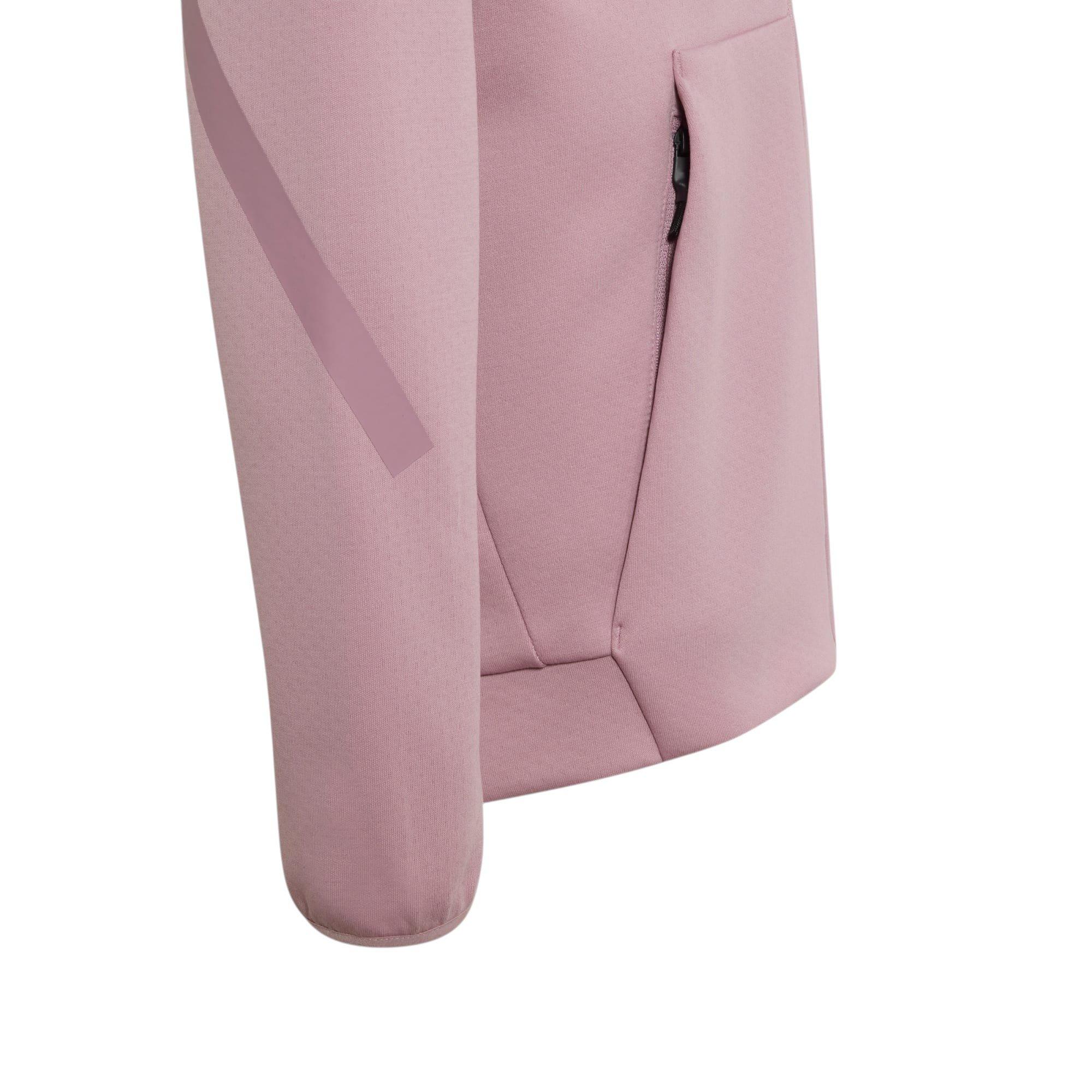 adidas Big Girls' Z.N.E. Full-Zip Jacket - Mauve - MAUVE