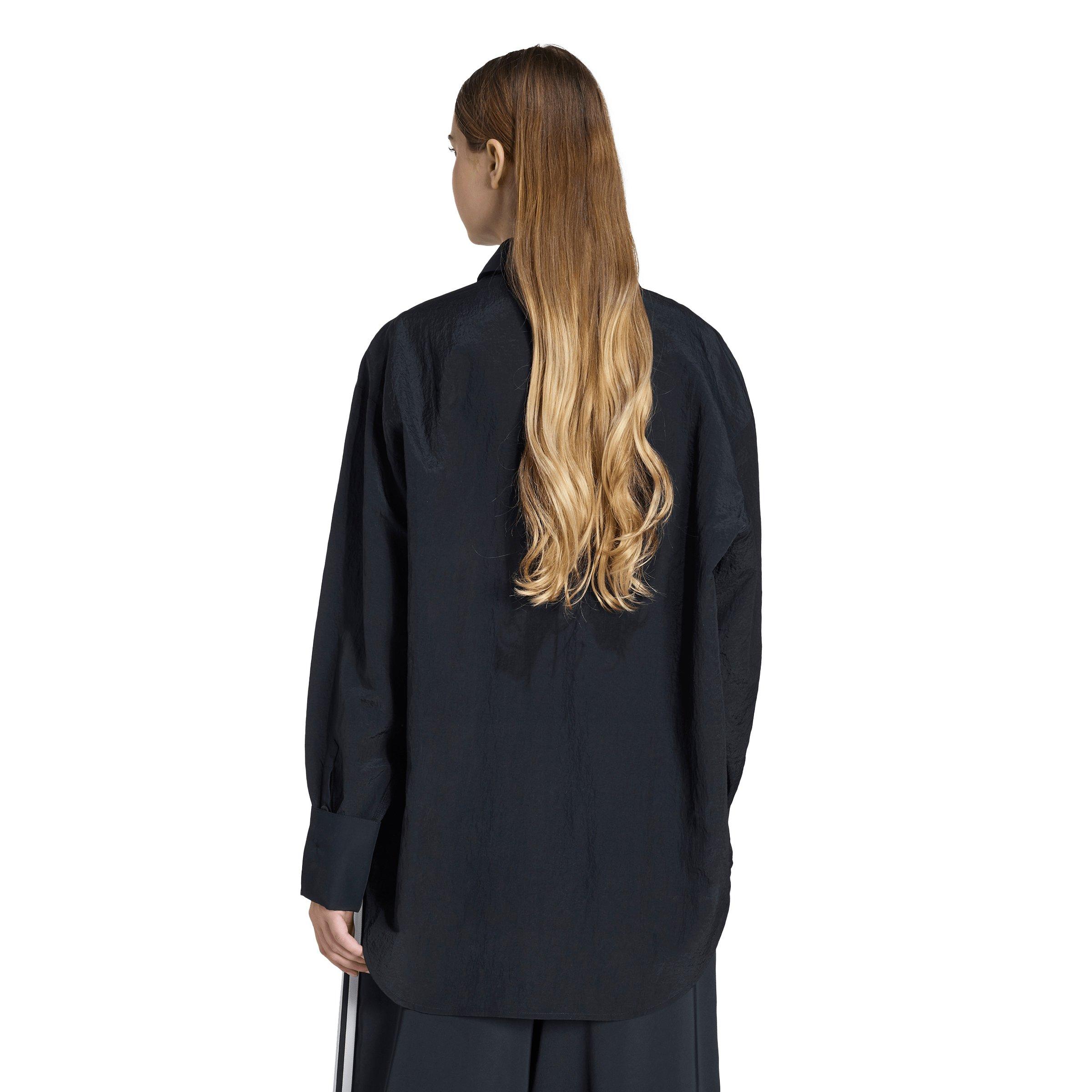adidas Originals Women's Shirt Dress - Black - BLACK Thumbnail View 2