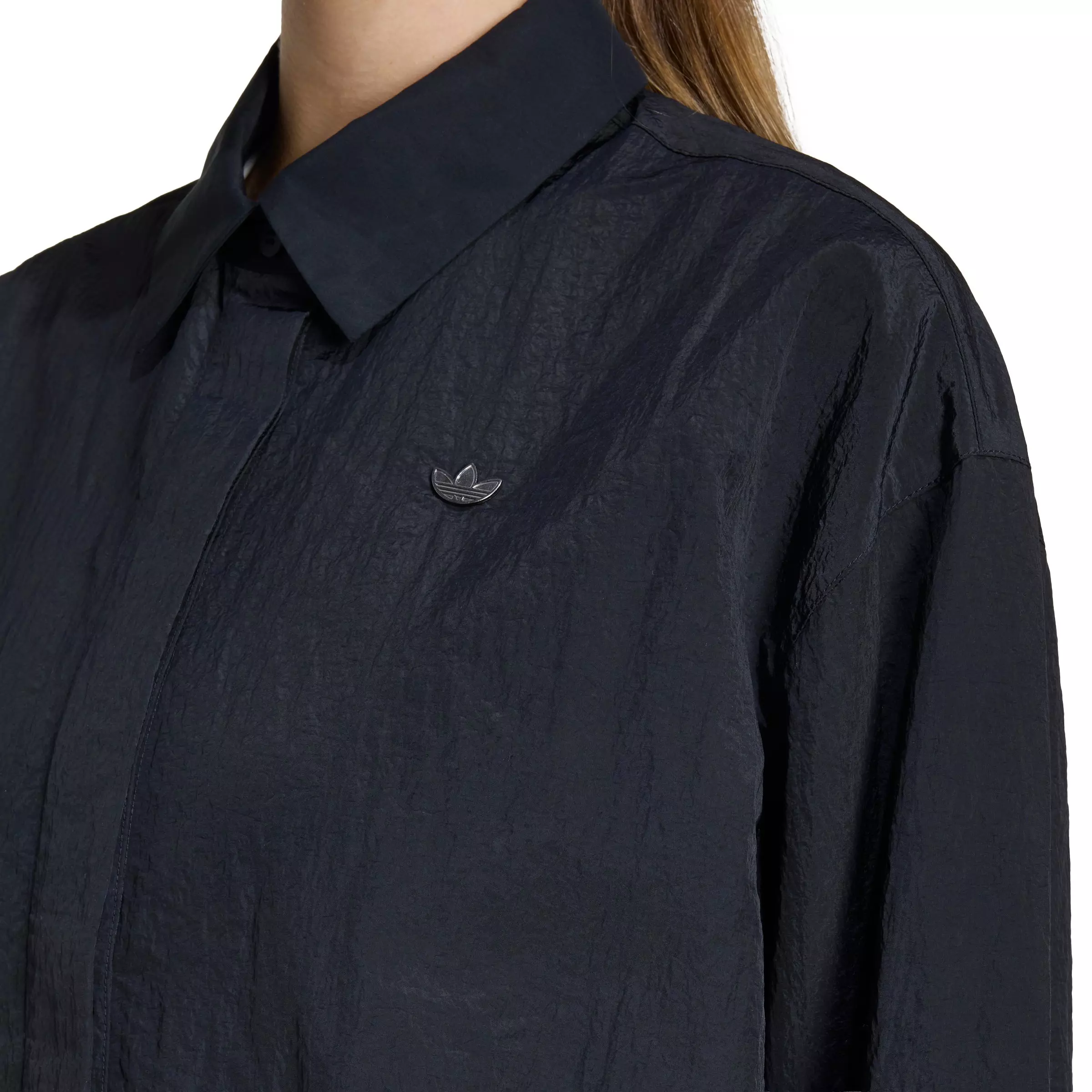 adidas Originals Women's Shirt Dress -Black - BLACK