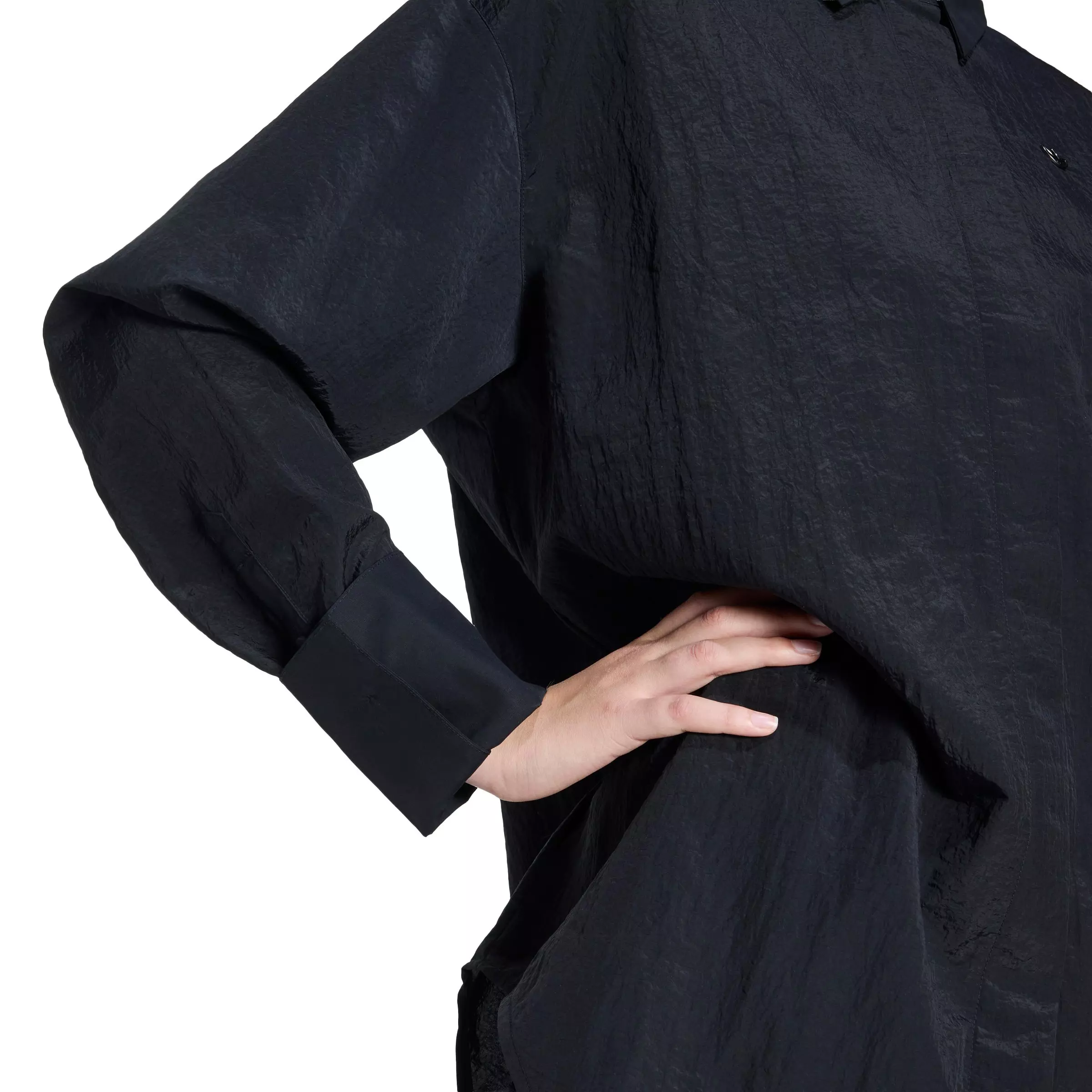 adidas Originals Women's Shirt Dress -Black - BLACK