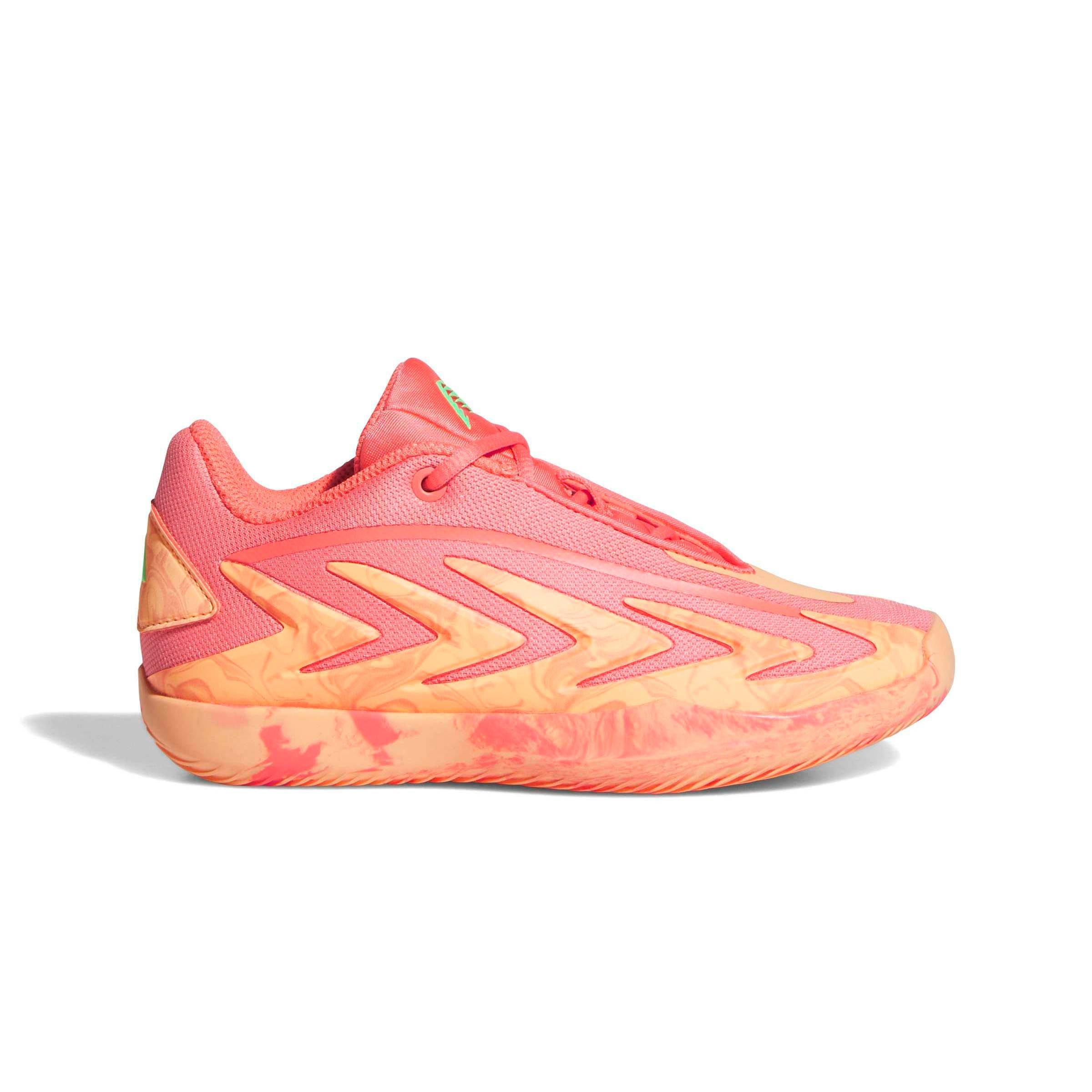 adidas Anthony Edwards 3 "Coral Fusion" Preschool Kids' Basketball Shoe - CORAL/ORANGE/GREEN