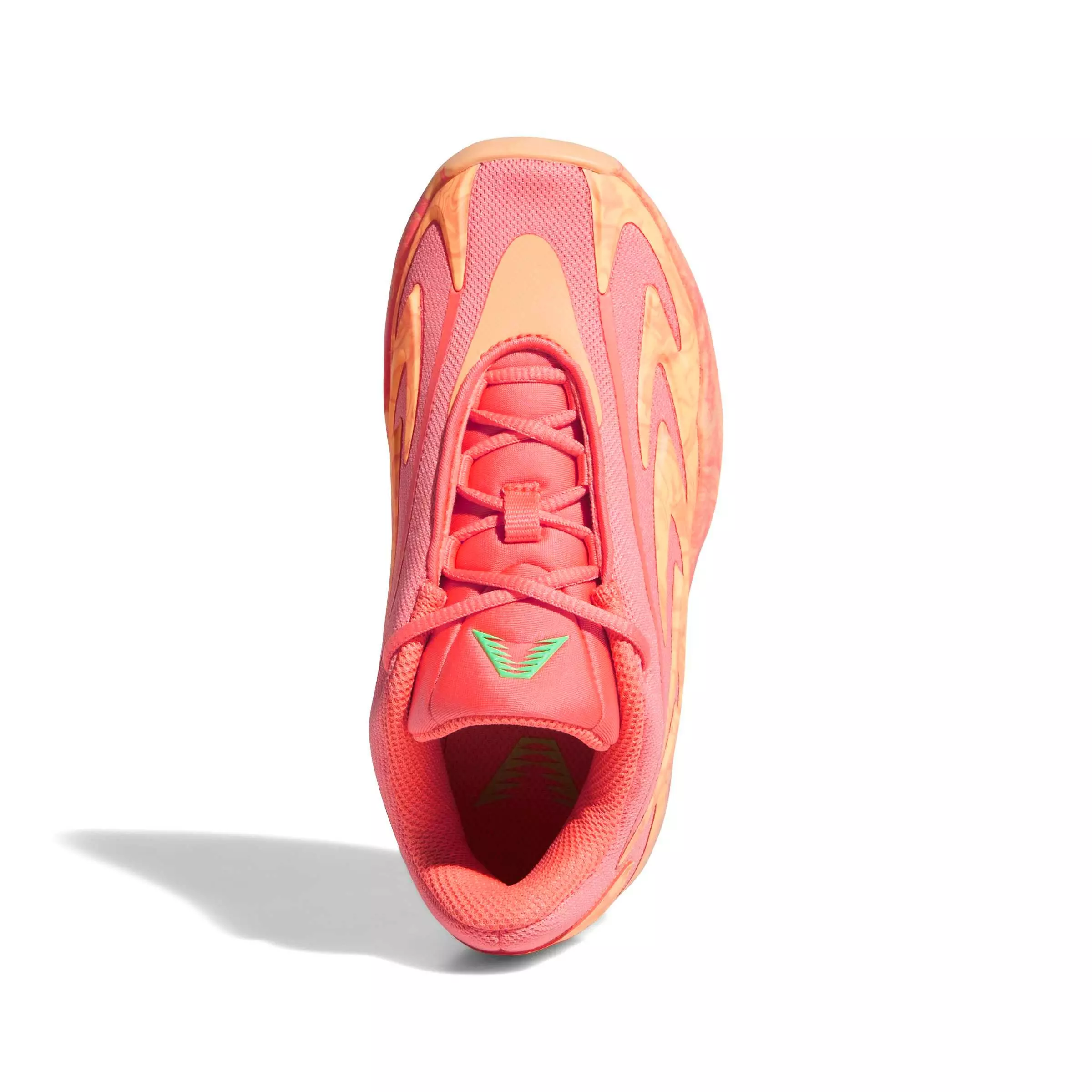 adidas Anthony Edwards 3 "Coral Fusion" Preschool Kids' Basketball Shoe - CORAL/ORANGE/GREEN