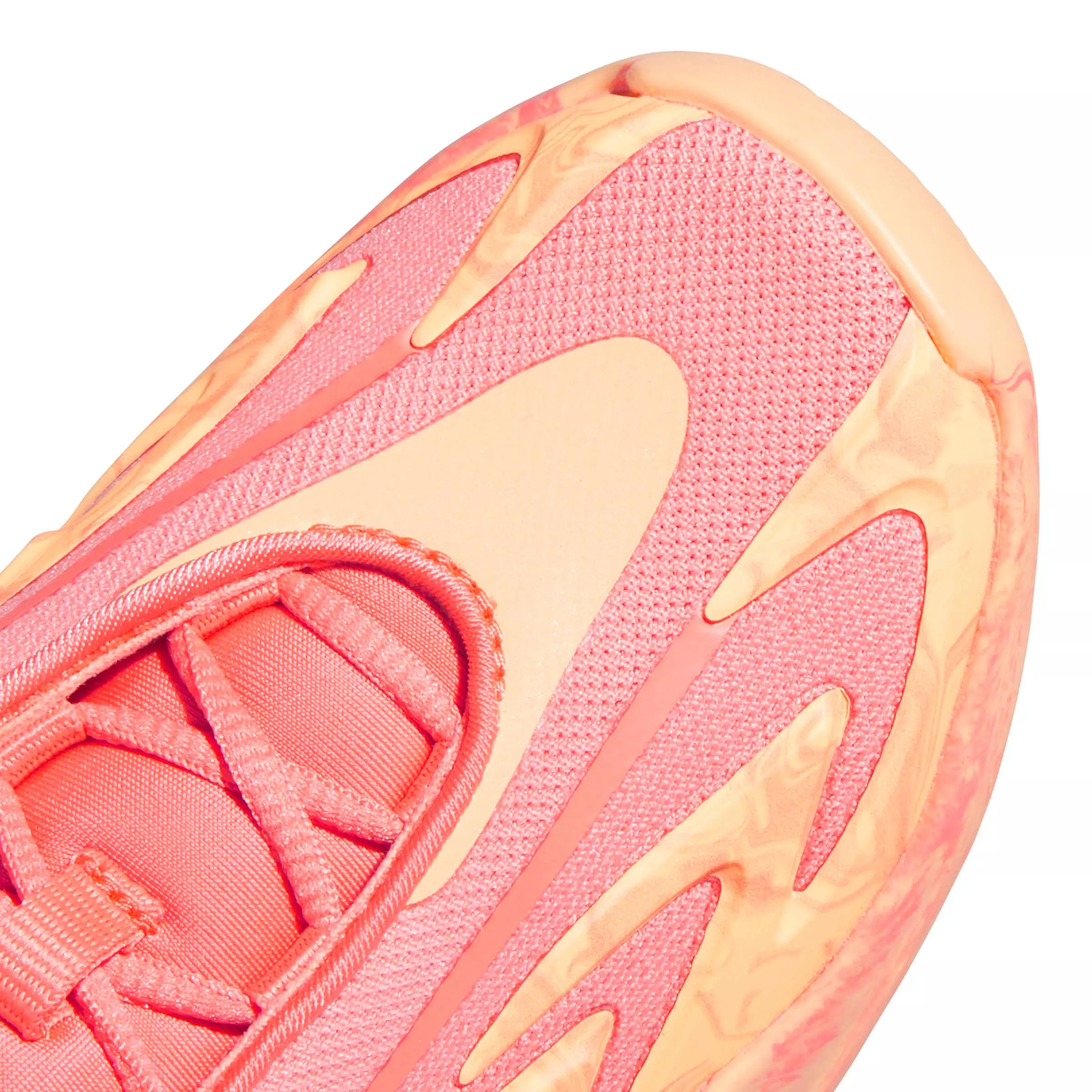 adidas Anthony Edwards 3 "Coral Fusion" Preschool Kids' Basketball Shoe - CORAL/ORANGE/GREEN