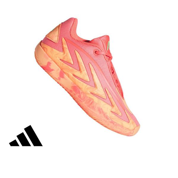 adidas Anthony Edwards 3 "Coral Fusion" Preschool Kids' Basketball Shoe - CORAL/ORANGE/GREEN
