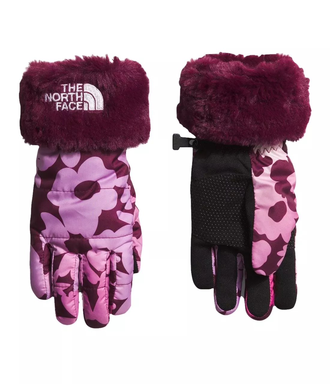 The North Face Kids' Mossbud Swirl Gloves - Purple/Pink - PURPLE/PINK