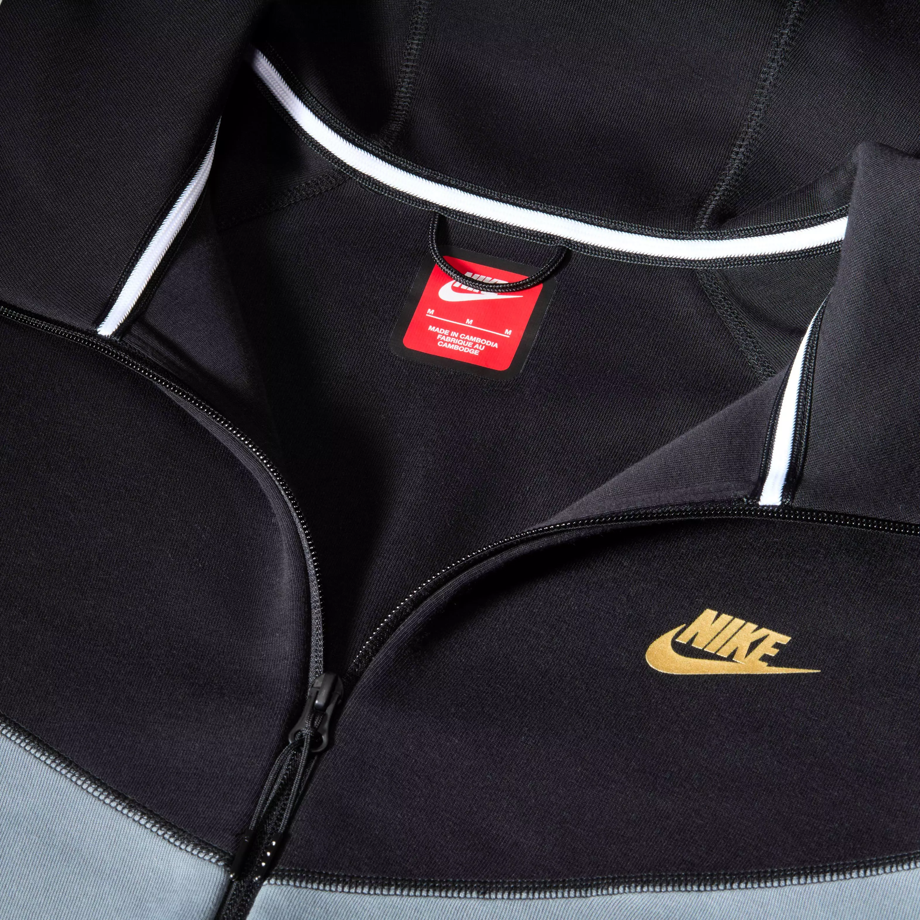 Nike Men's Sportswear Tech Fleece Windrunner Full-Zip Hooded Jacket - BLACK