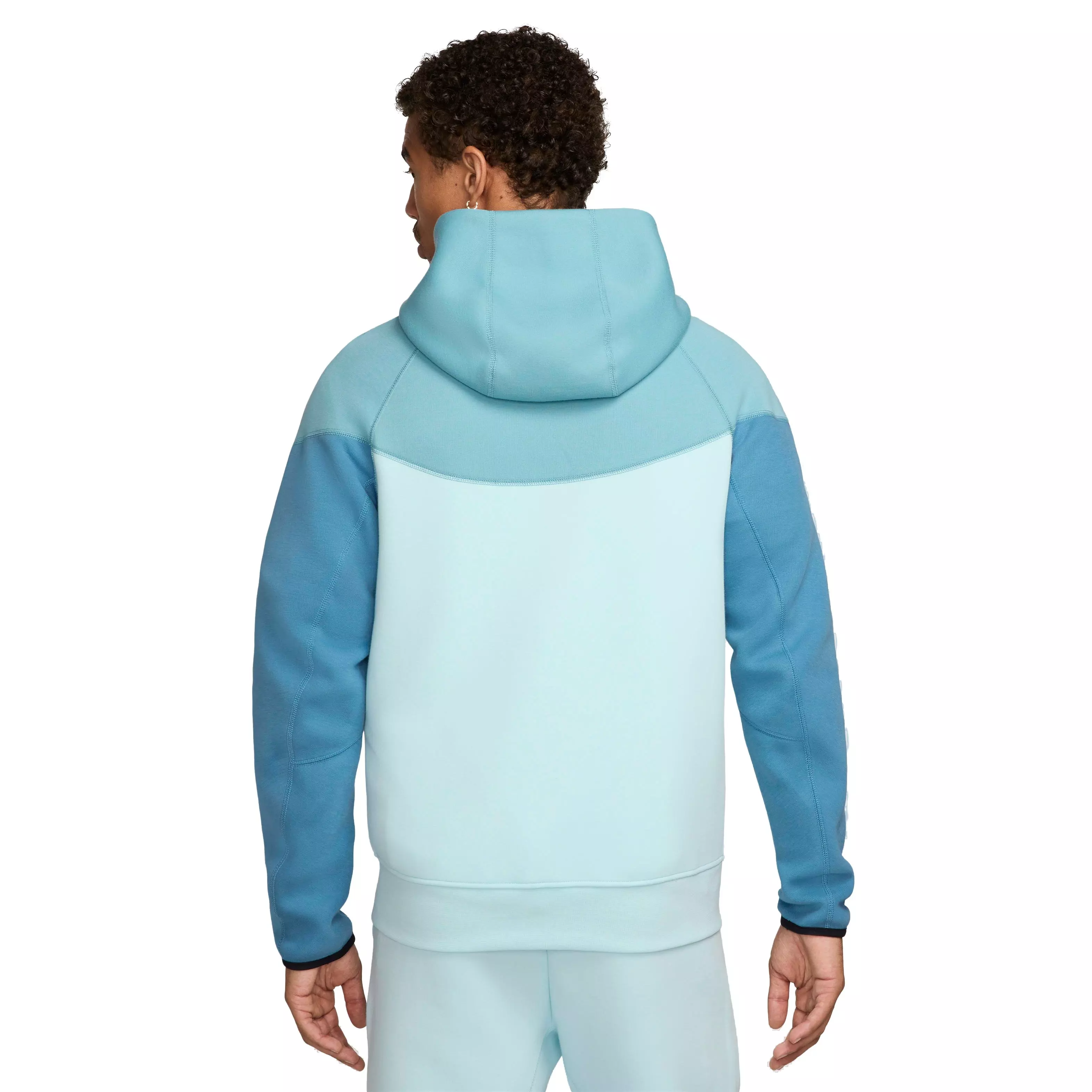 Nike Men's Sportswear Tech Fleece Windrunner Full-Zip Hooded Jacket - BLUE