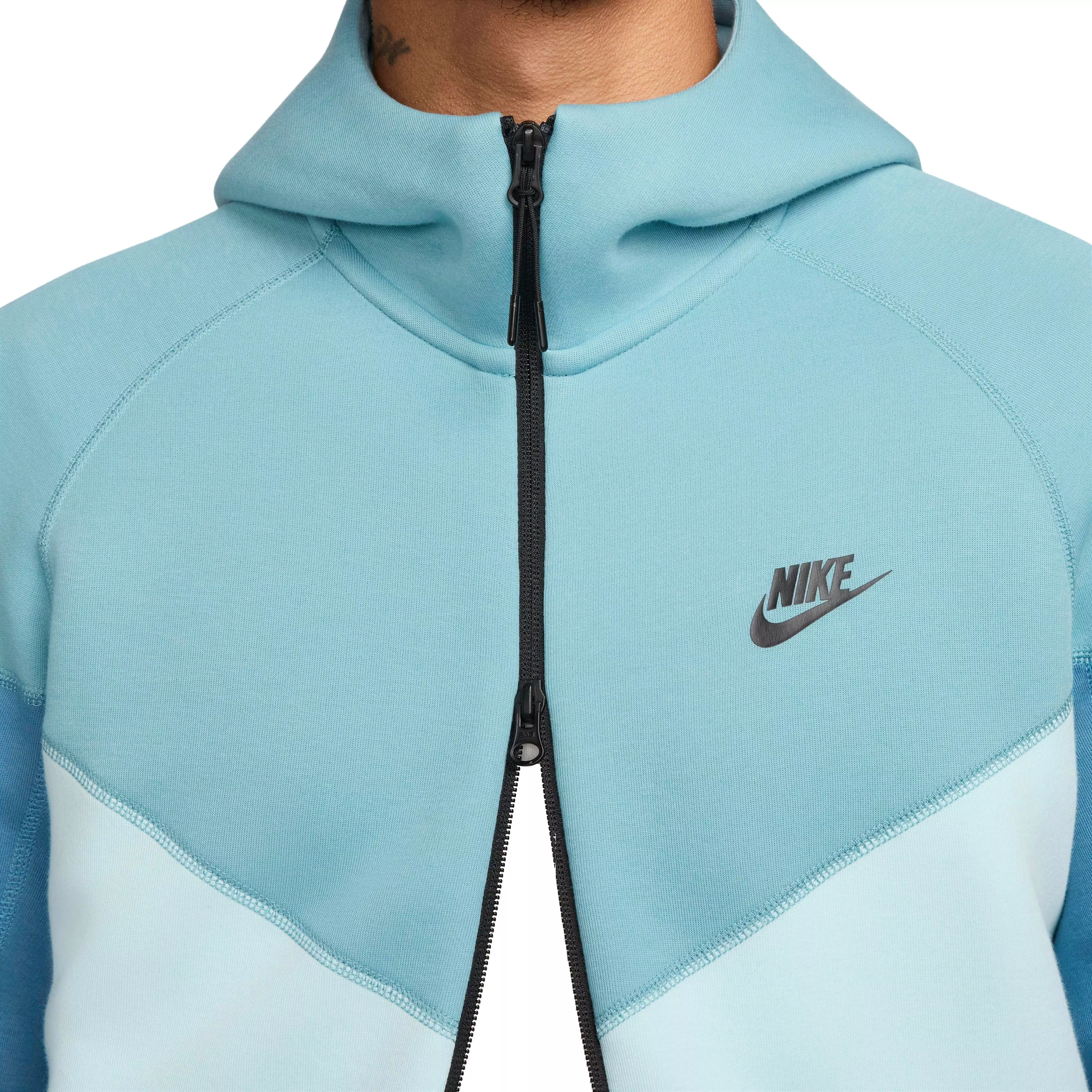 Nike Men's Sportswear Tech Fleece Windrunner Full-Zip Hooded Jacket - BLUE