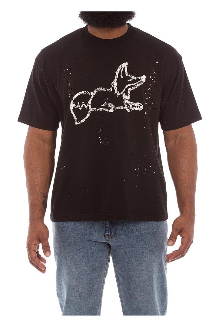 AKOO Men's Fracture Knit Tee - BLACK Thumbnail View 1