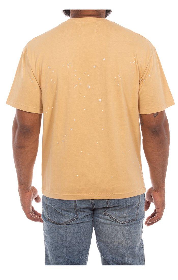 AKOO Men's Fracture Knit Tee - TAN Thumbnail View 2