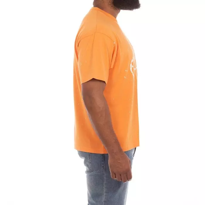 AKOO Men's Fracture Knit Tee - ORANGE