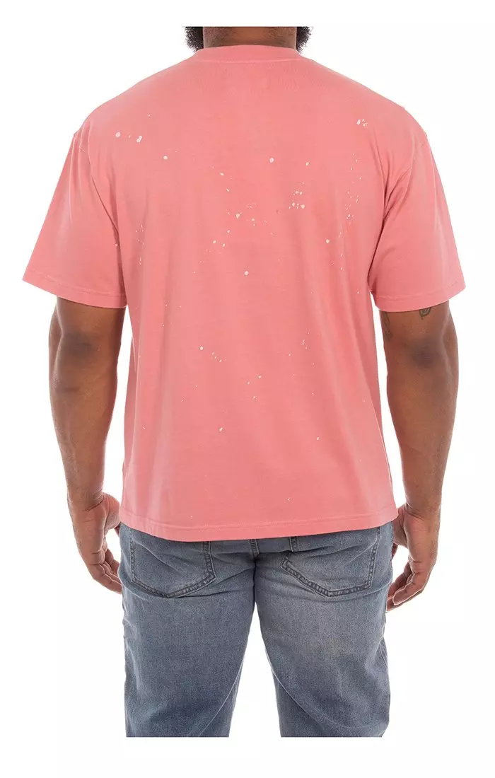 AKOO Men's Fracture Knit Tee - MAUVE