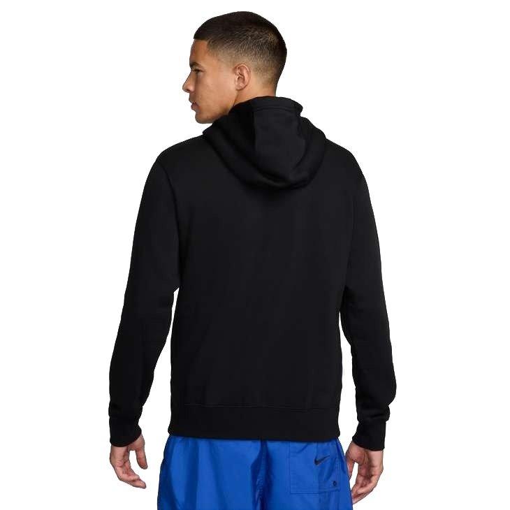 Nike Men's Sportswear Colorblock 2.0 Pullover Hoodie - BLACK/ROYAL Thumbnail View 2