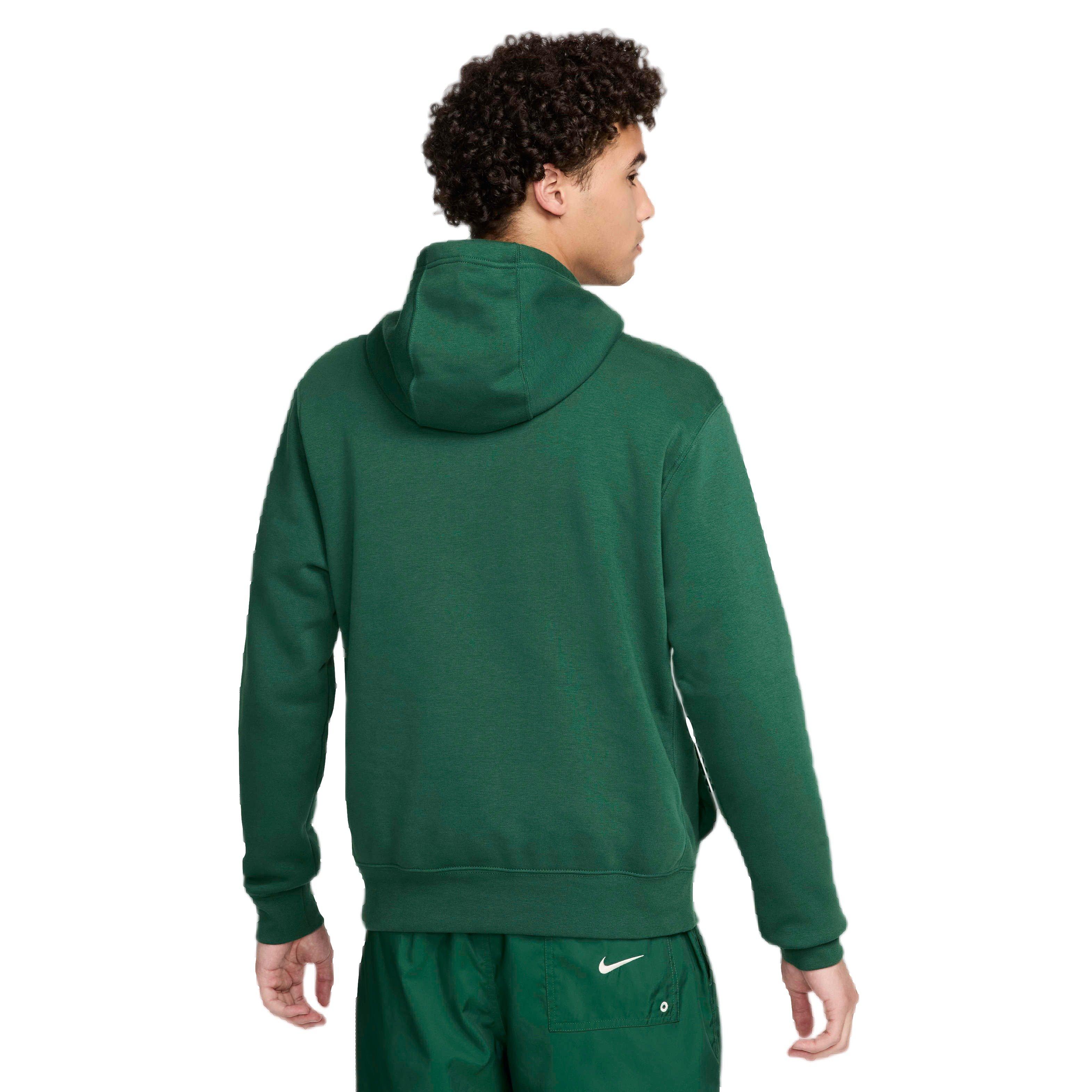 Nike Men's Sportswear Colorblock 2.0 Pullover Hoodie - GREEN Thumbnail View 2