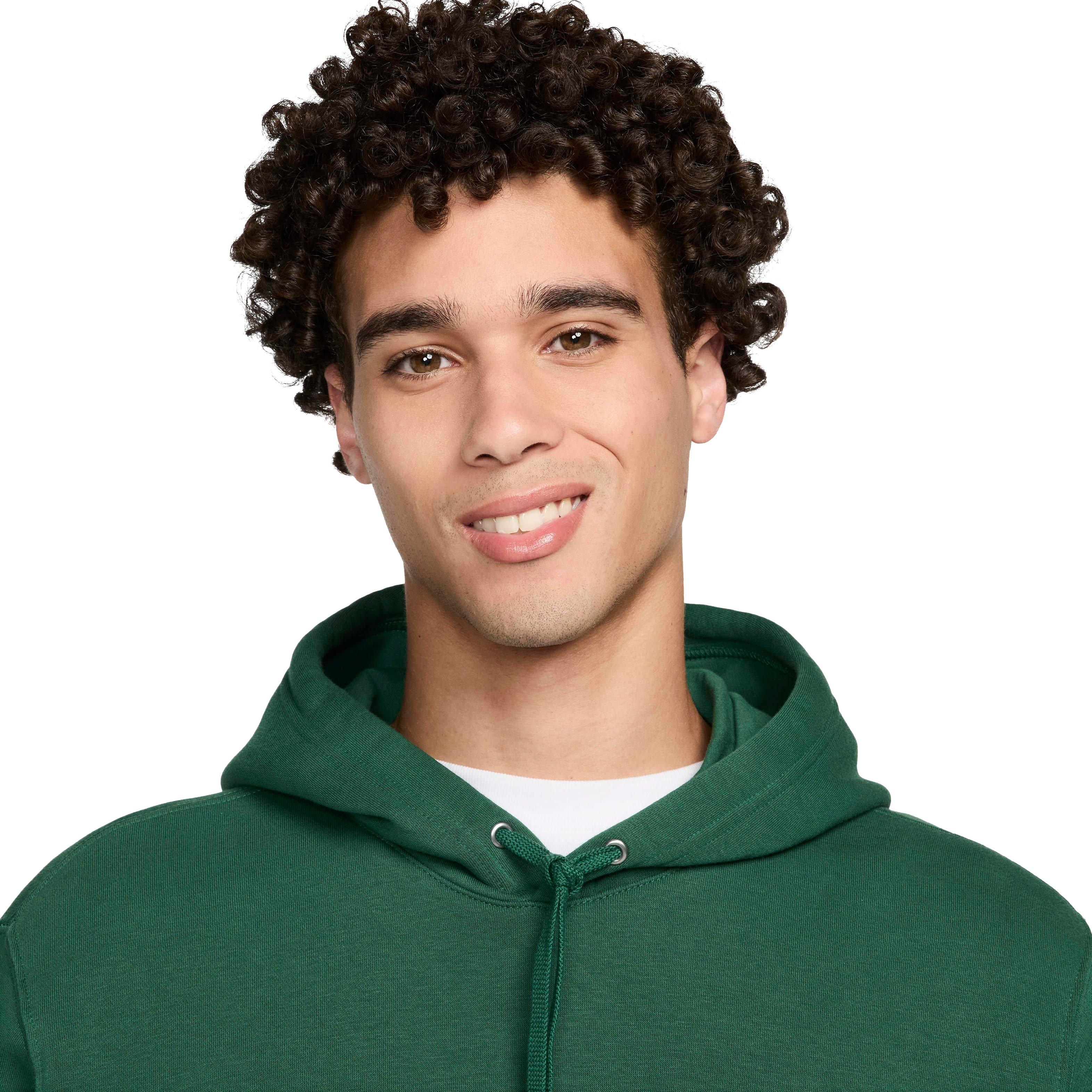 Nike Men's Sportswear Colorblock 2.0 Pullover Hoodie - GREEN Thumbnail View 3