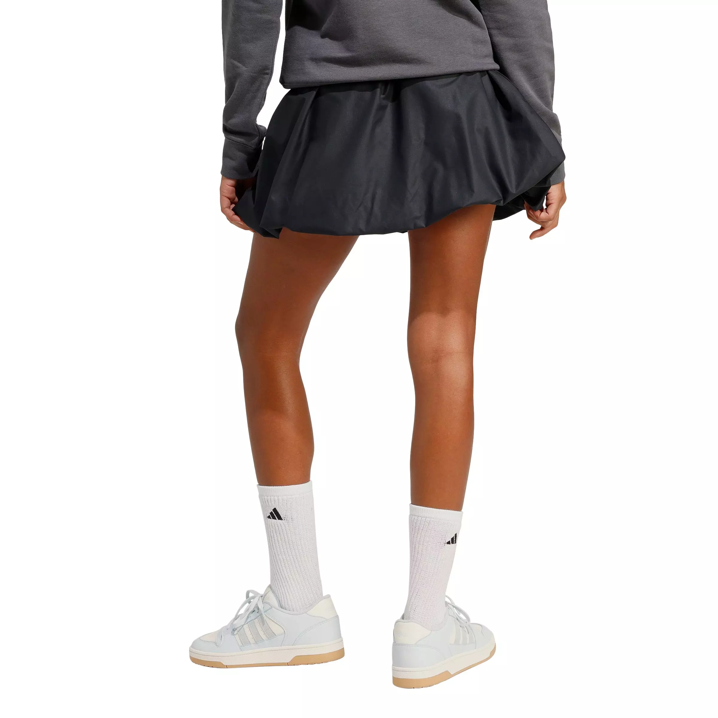 adidas Women's Seasonal Essentials Woven Bubble Skirt - Black - BLACK