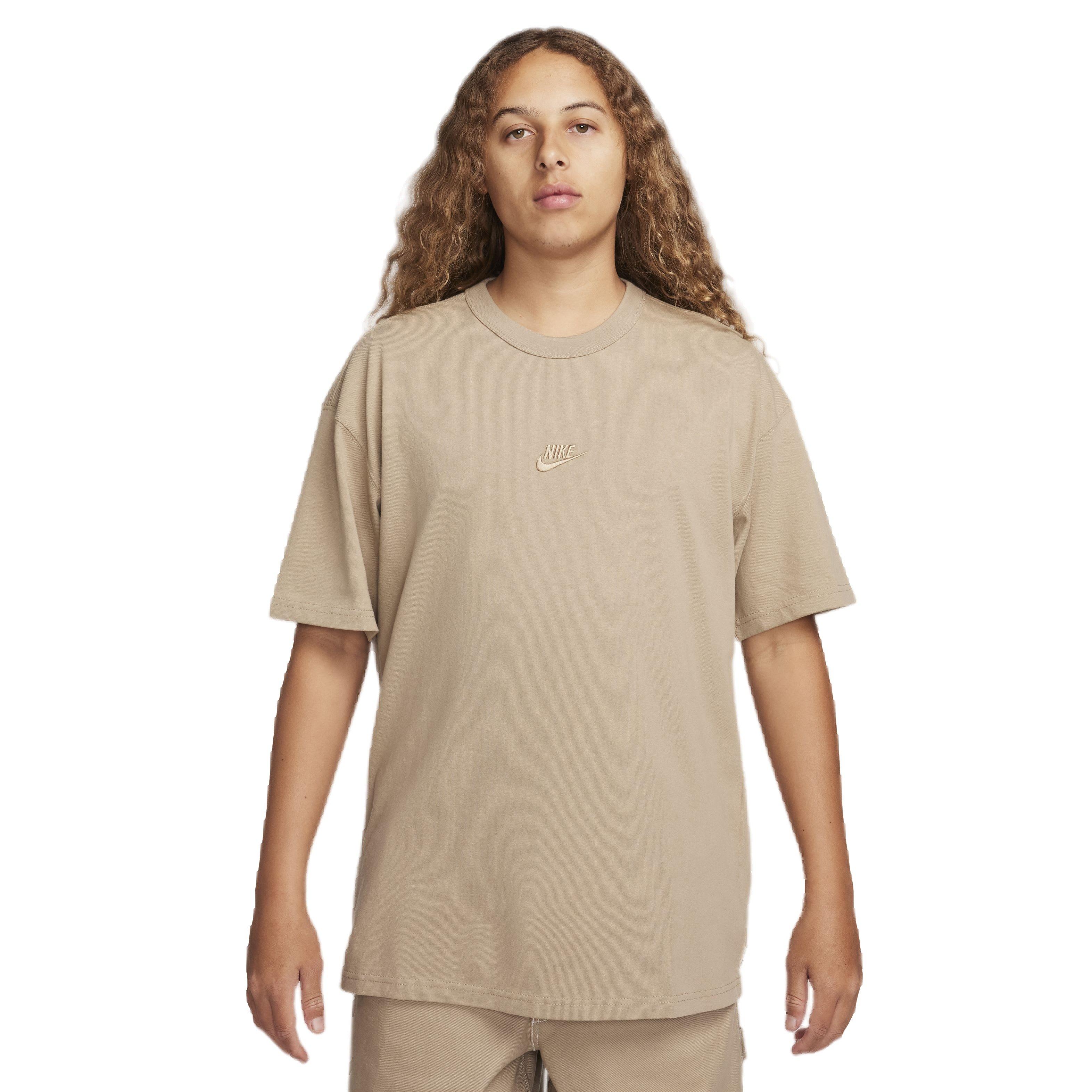 Nike Men's Sportswear Premium Essentials Short-Sleeve T-Shirt - KHAKI Thumbnail View 1
