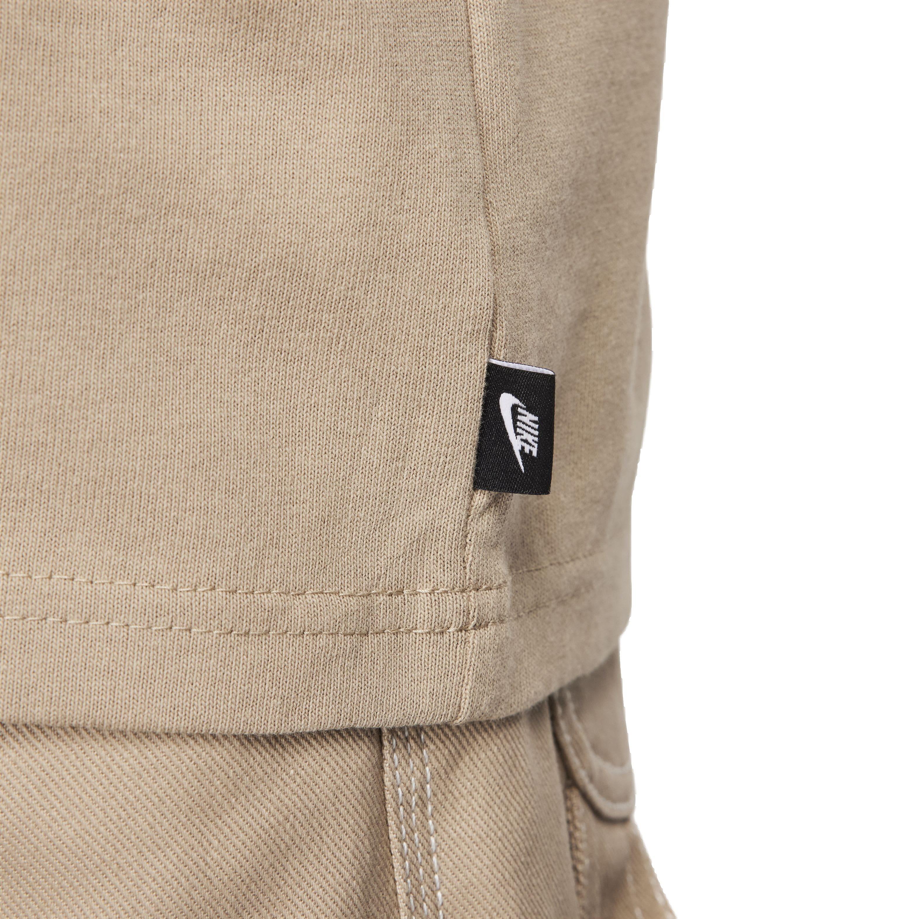 Nike Men's Sportswear Premium Essentials T-Shirt - KHAKI Thumbnail View 5