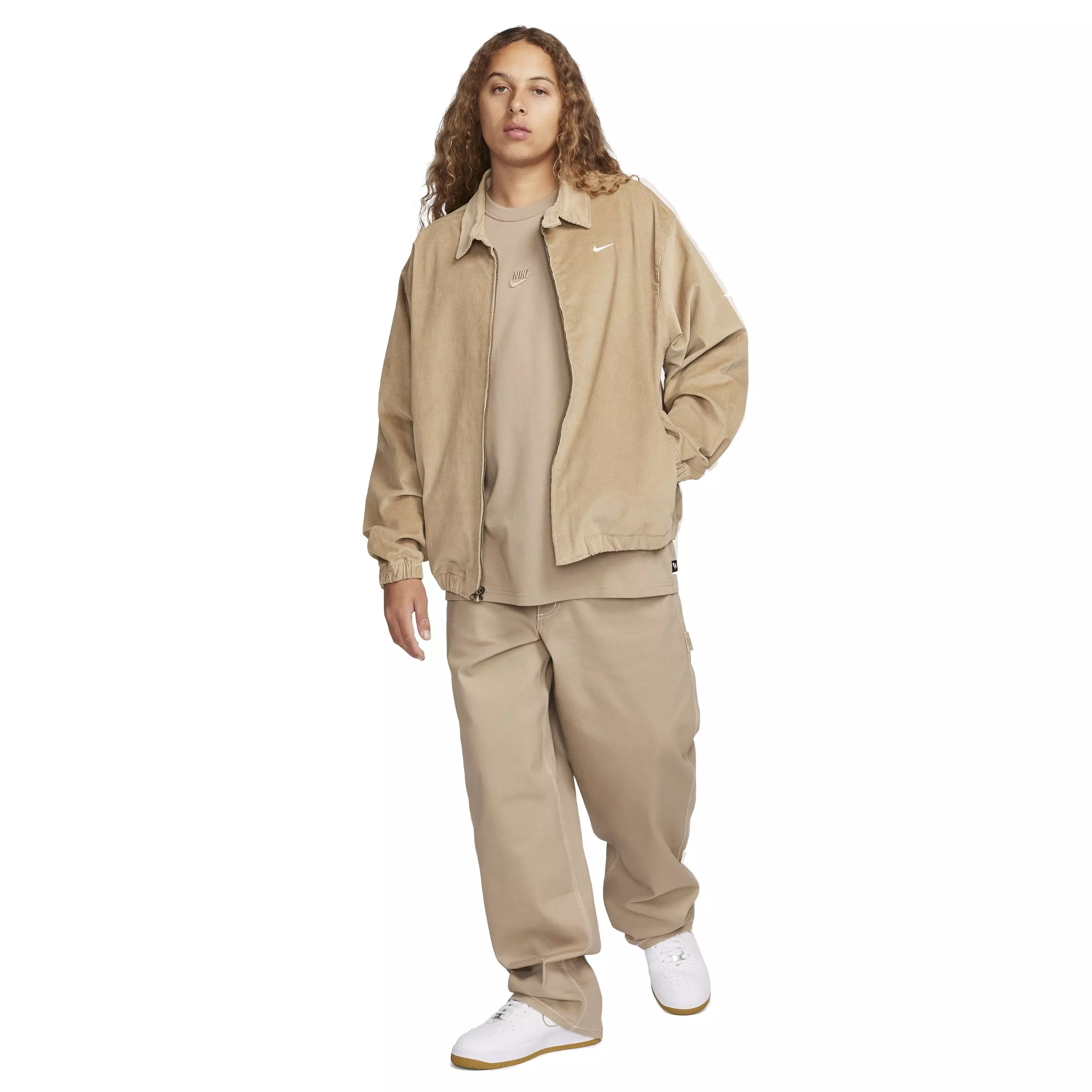 Nike Men's Sportswear Premium Essentials Short-Sleeve T-Shirt - KHAKI