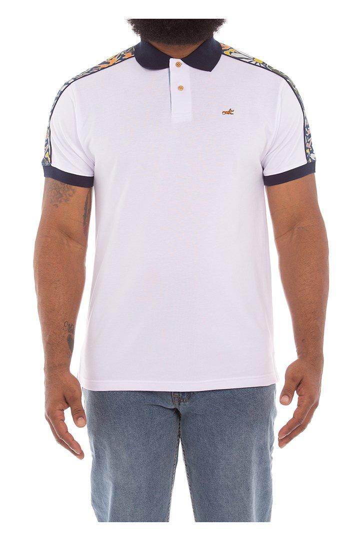 AKOO Men's Polarize Polo - White - WHITE Thumbnail View 1