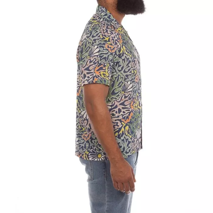 AKOO Men's Marina Woven Shirt - Multi - MULTI-COLOR