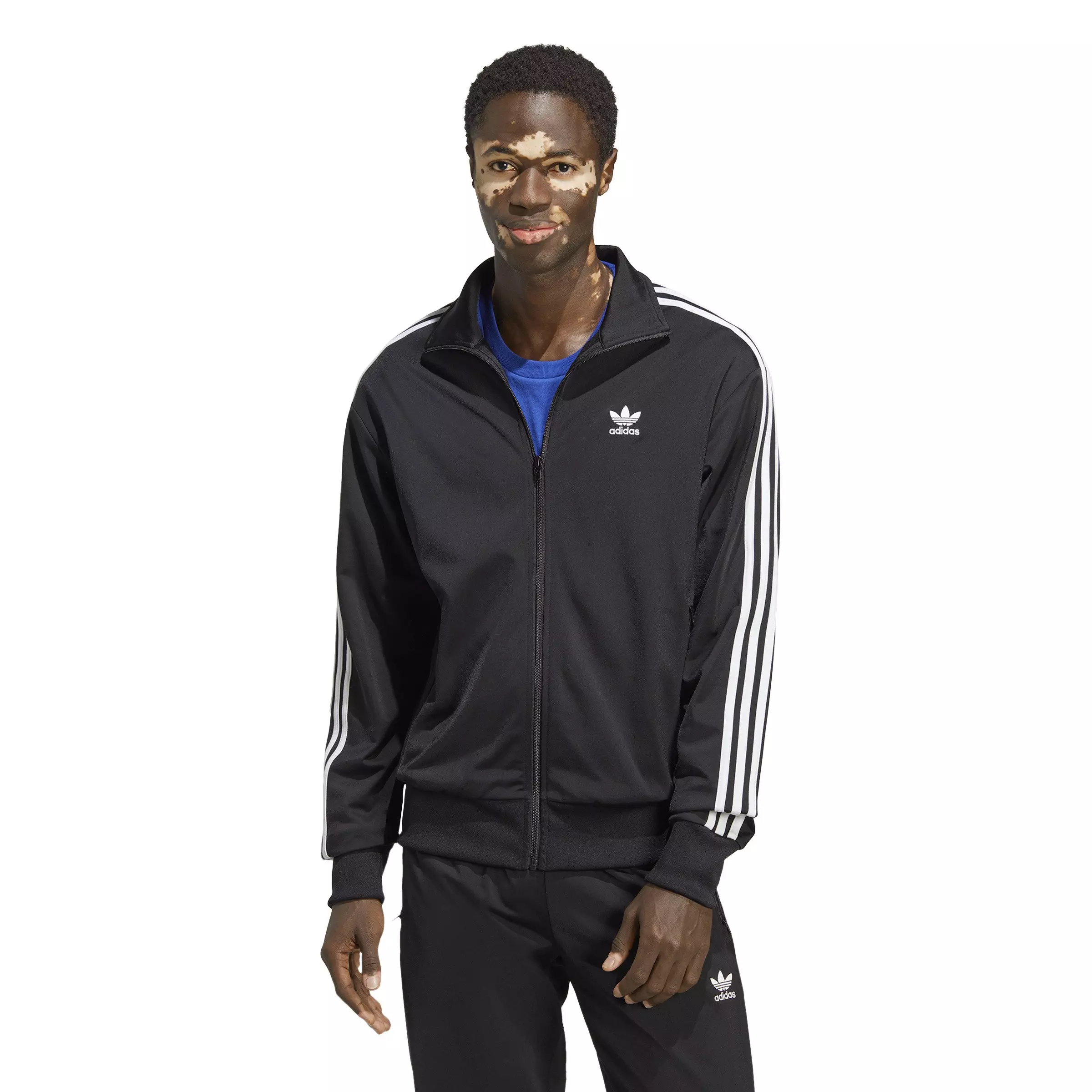 adidas Men's Originals Adicolor Classics Firebird Track Jacket-Black - BLACK