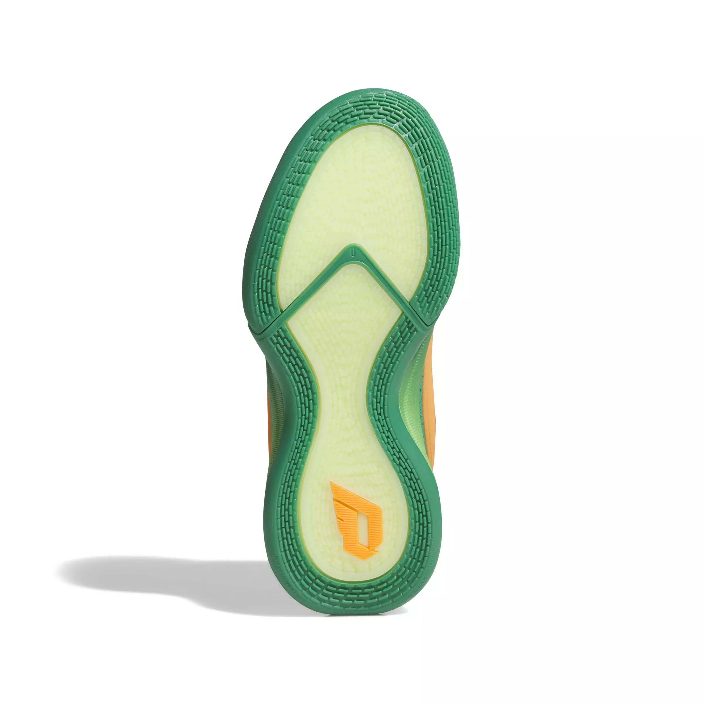 adidas Dame X "Court Green/Lucid Orange/Frozen Lemon" Grade School Boys' Shoe - GREEN/ORANGE/LEMON