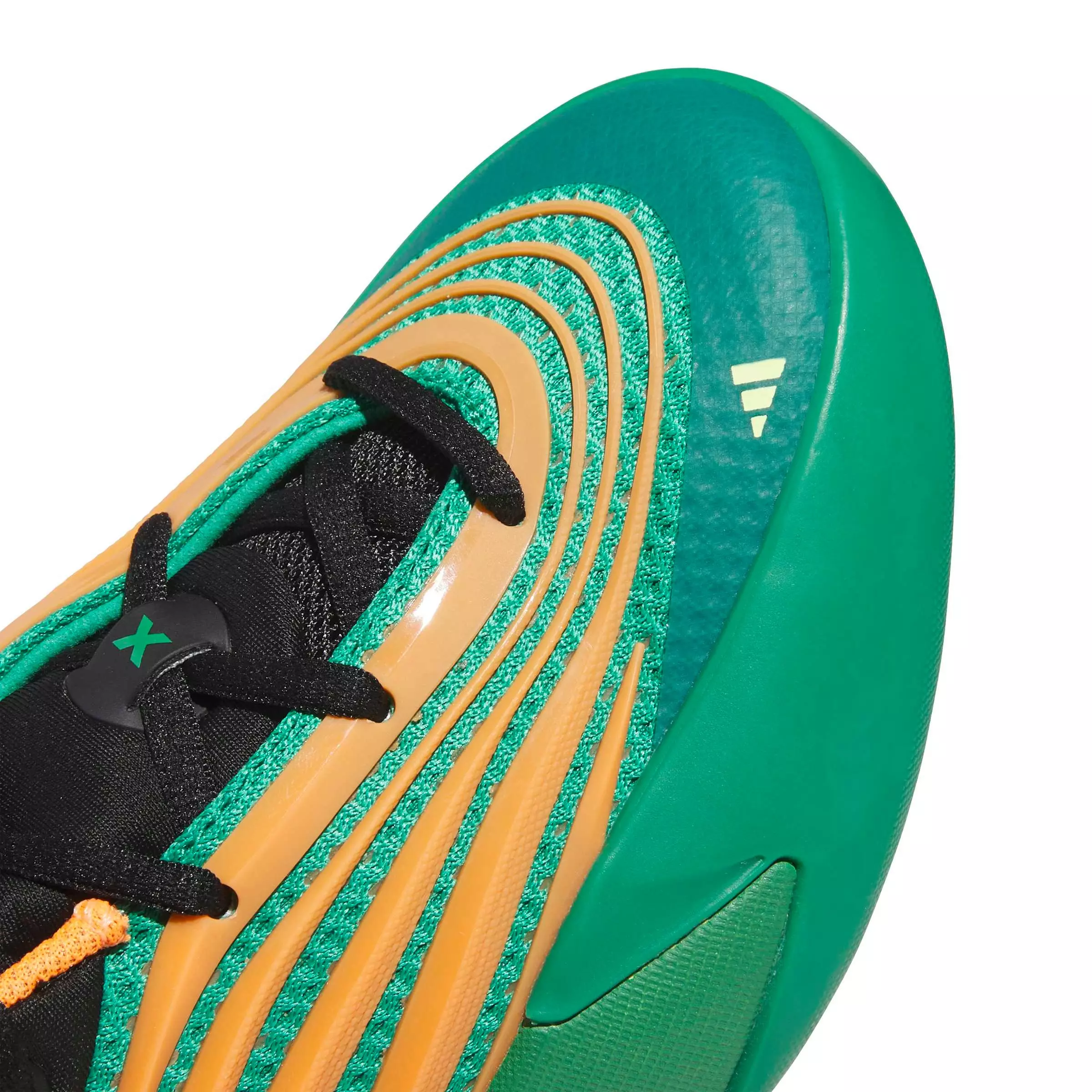 adidas Dame X "Court Green/Lucid Orange/Frozen Lemon" Grade School Boys' Shoe - GREEN/ORANGE/LEMON