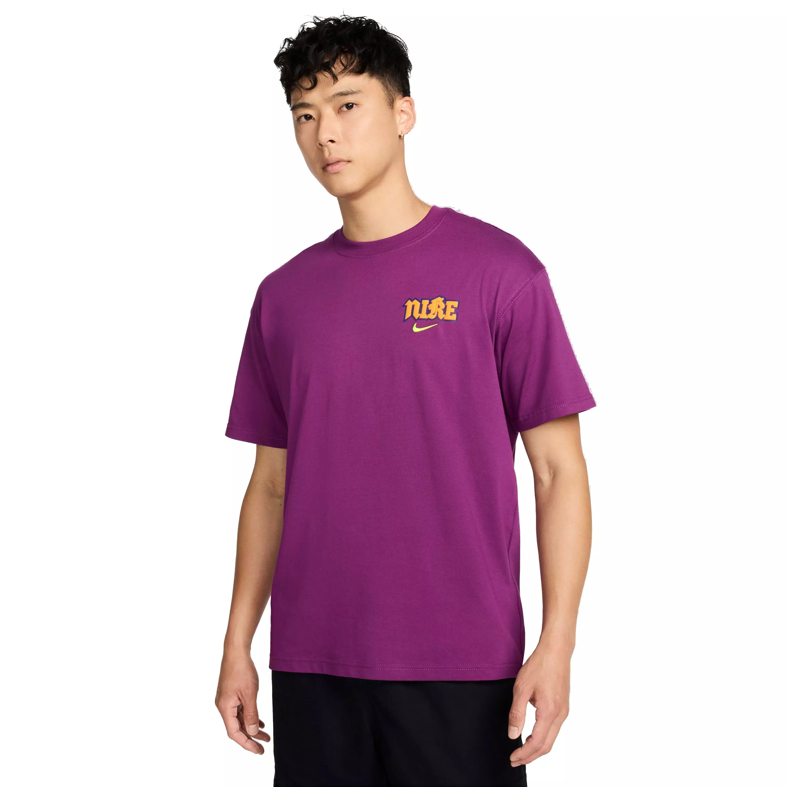 Nike Men's Sportswear Max90 T-Shirt - Purple - PURPLE