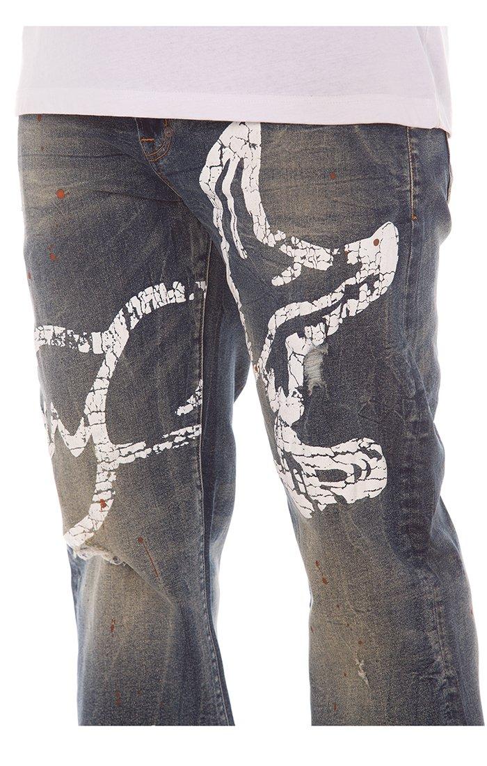 AKOO Men's Zone Dark Wash Jeans - DENIM Thumbnail View 4