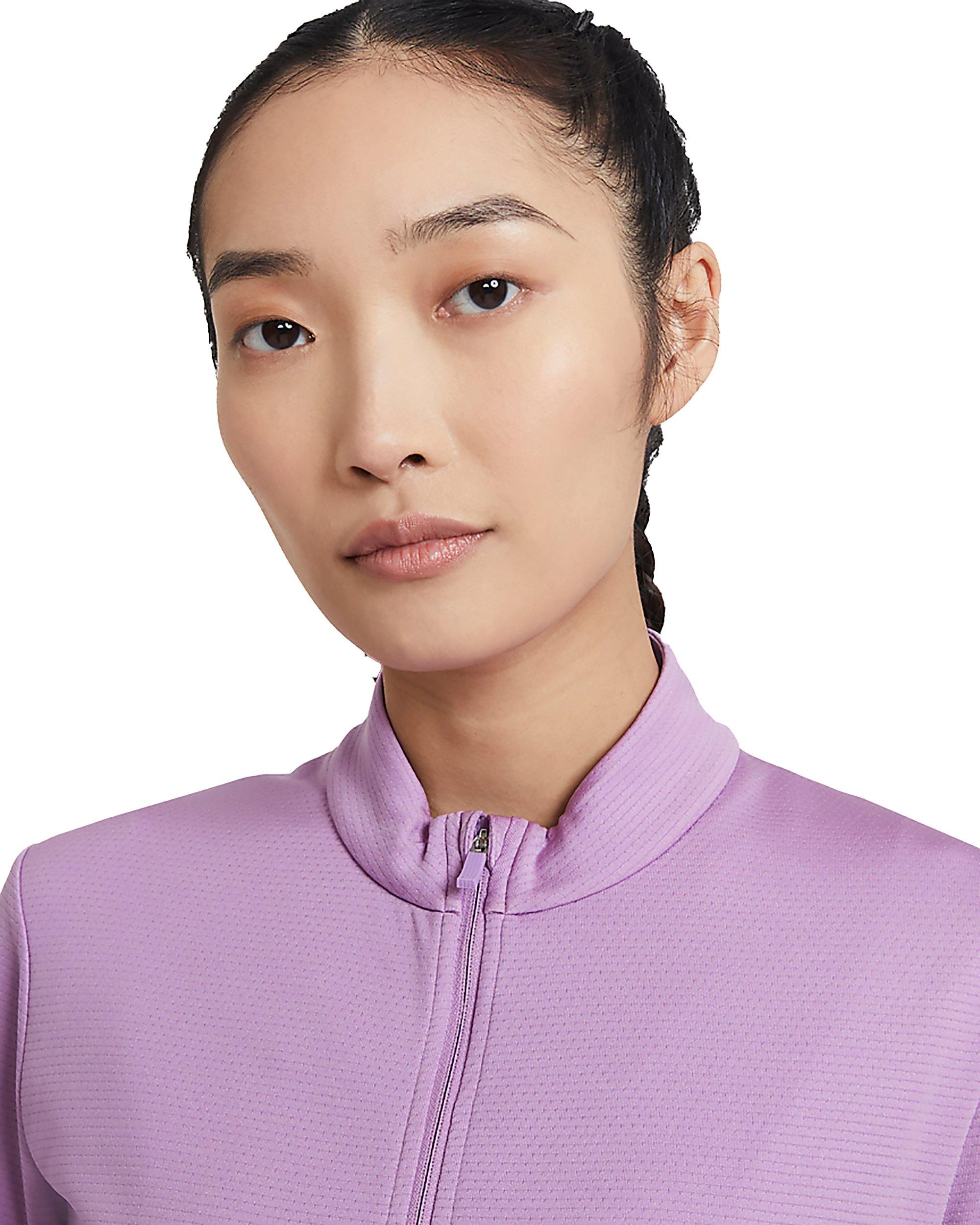 Nike Women's Dri-FIT UV Victory Full-Zip Golf Top - PURPLE Thumbnail View 1
