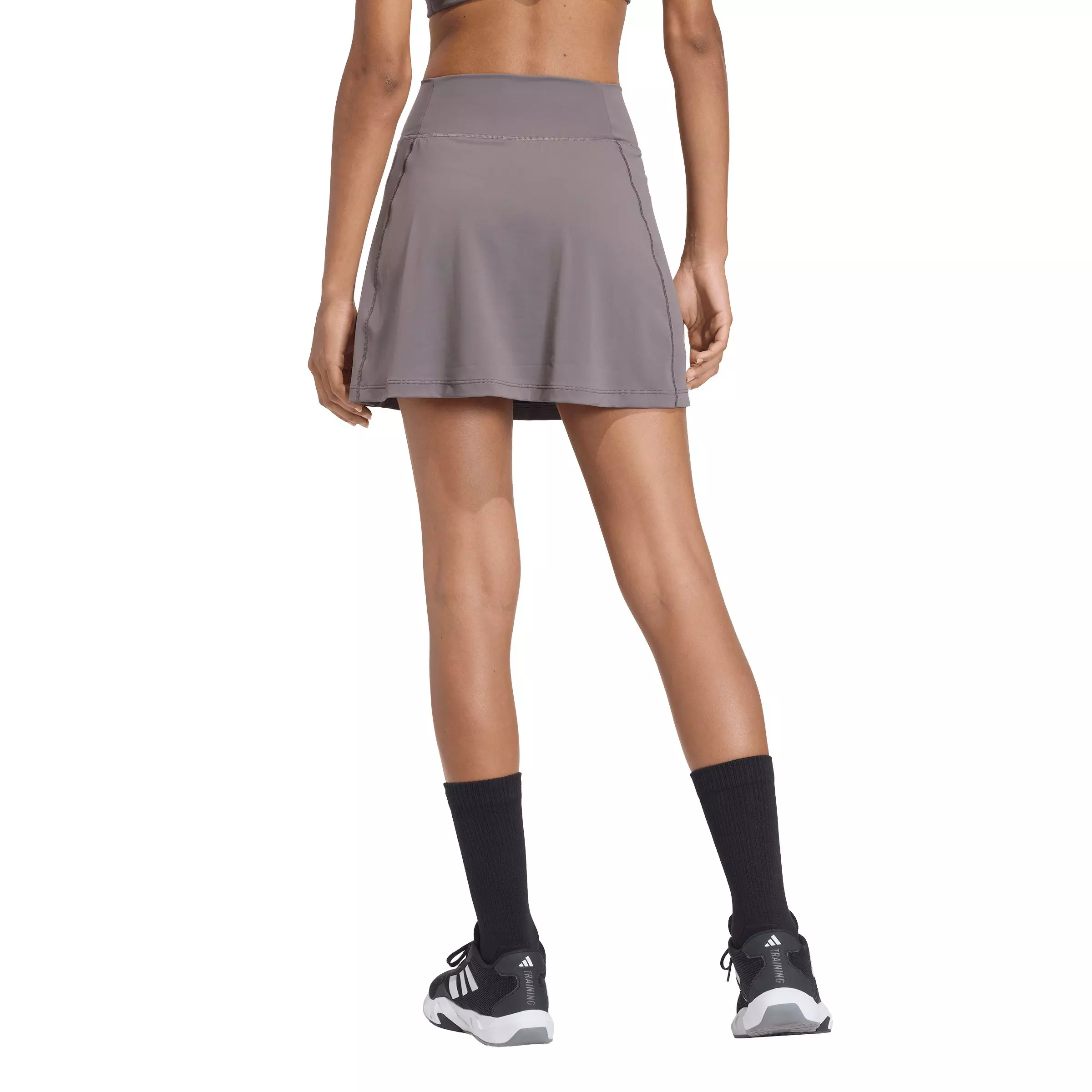 adidas Women's Optim&eacute; Workout Skort - Charcoal - CHARCOAL