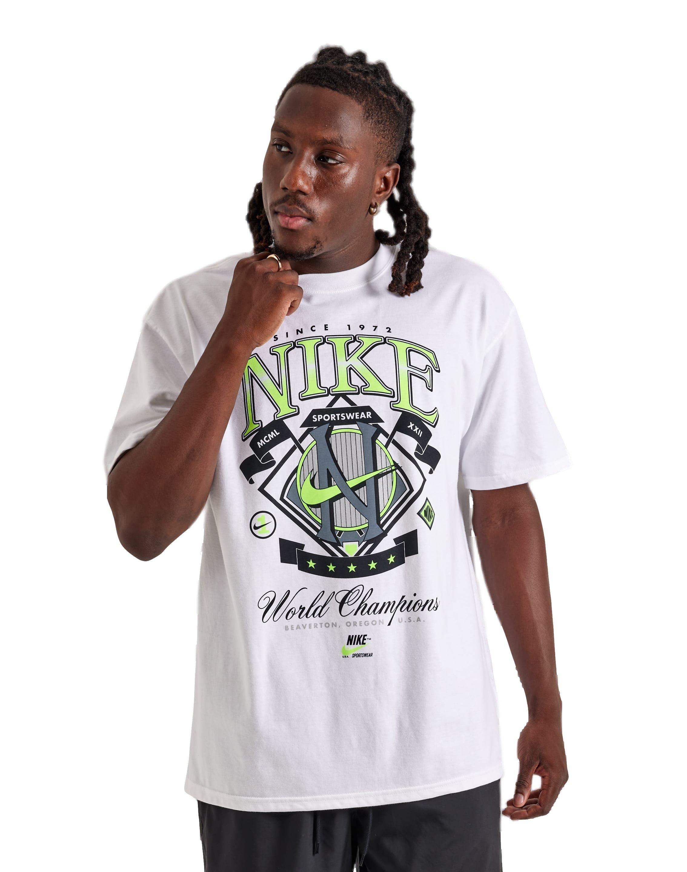 Nike Men's Sportswear Short Sleeve Max90 Tee - WHITE Thumbnail View 1