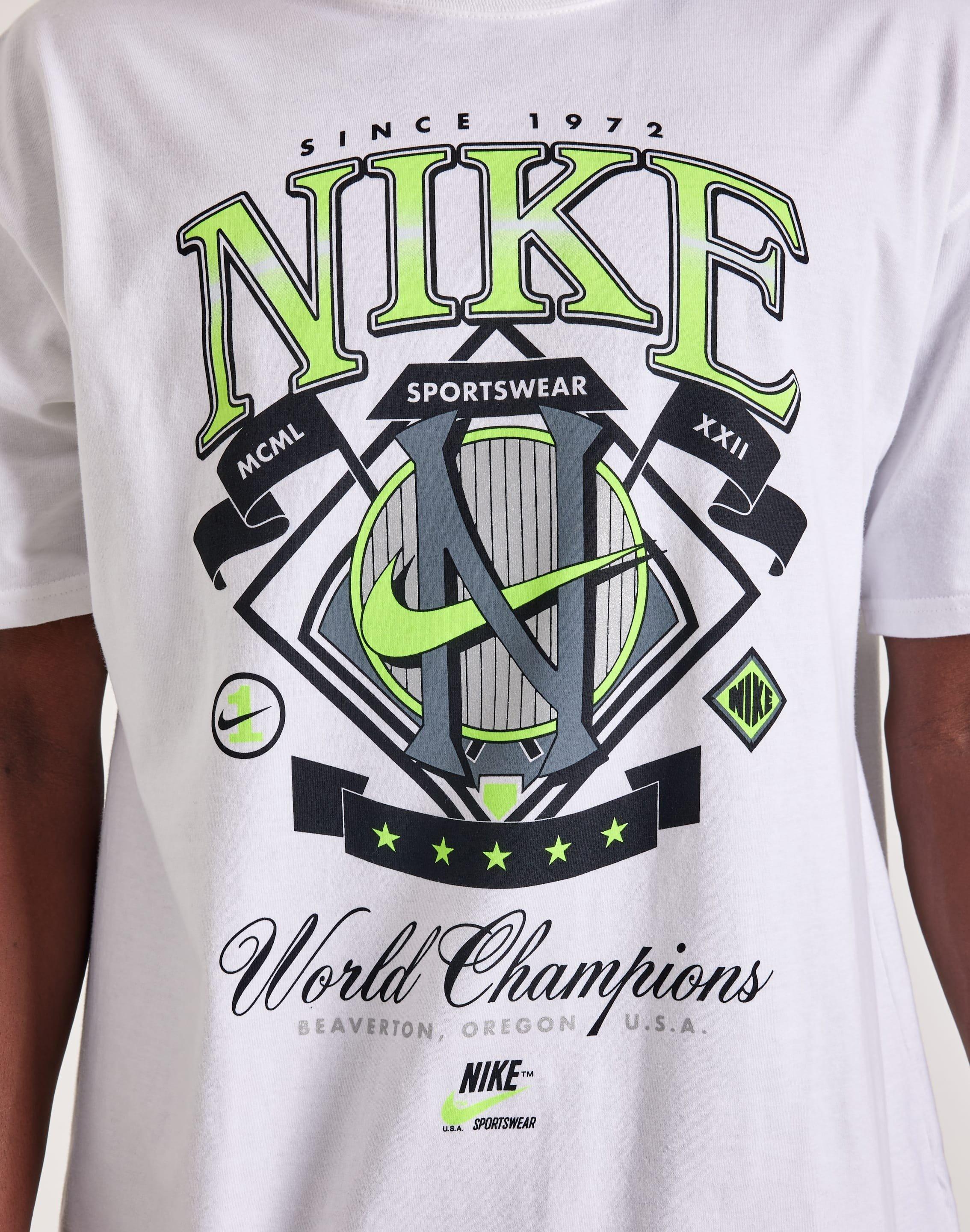 Nike Men's Sportswear Short Sleeve Max90 Tee - WHITE Thumbnail View 3