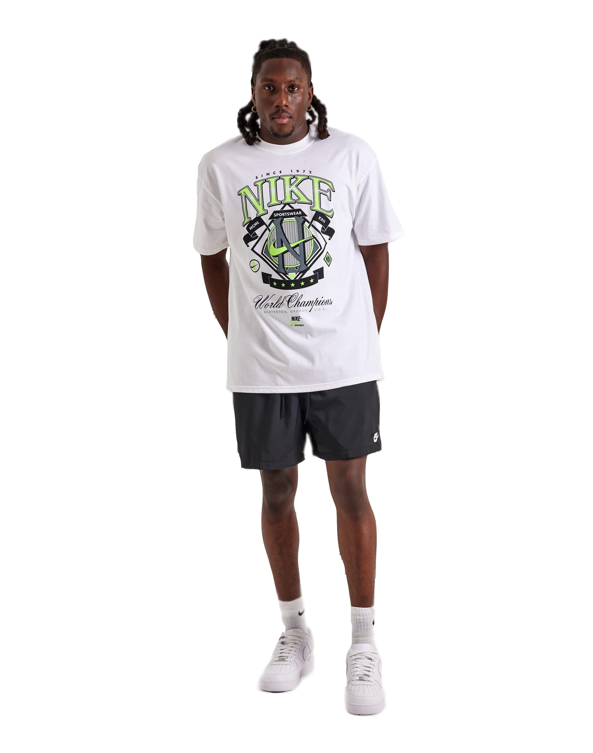 Nike Men's Sportswear Short Sleeve Max90 Tee - WHITE Thumbnail View 4