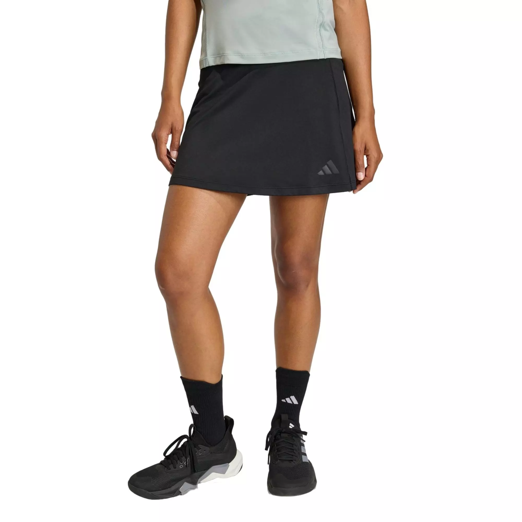 adidas Women's Optim&eacute; Workout Skort - Black - BLACK