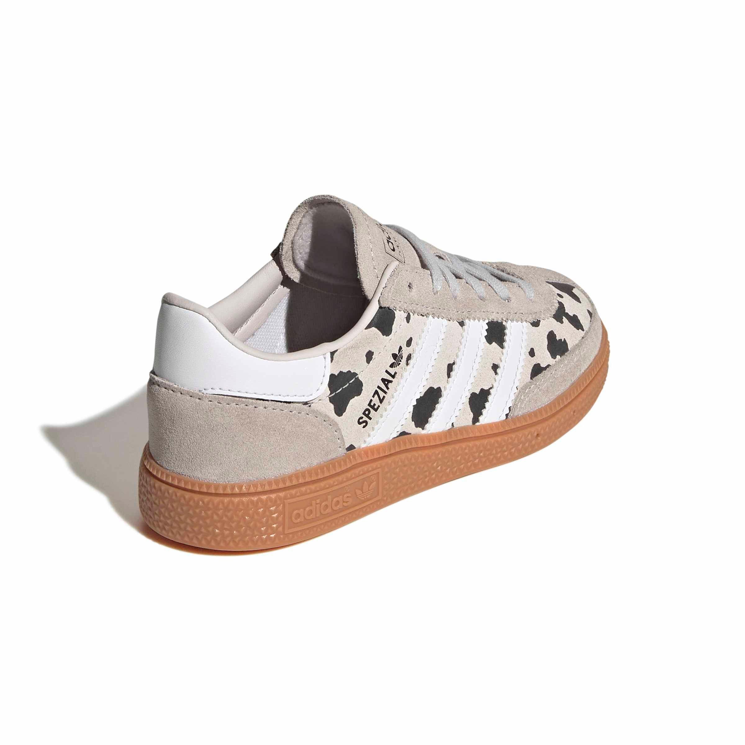 adidas Originals Handball Spezial "Grey One/Ftwr White/Crystal White" Preschool Girls' Shoe - GREY/WHITE/WHITE