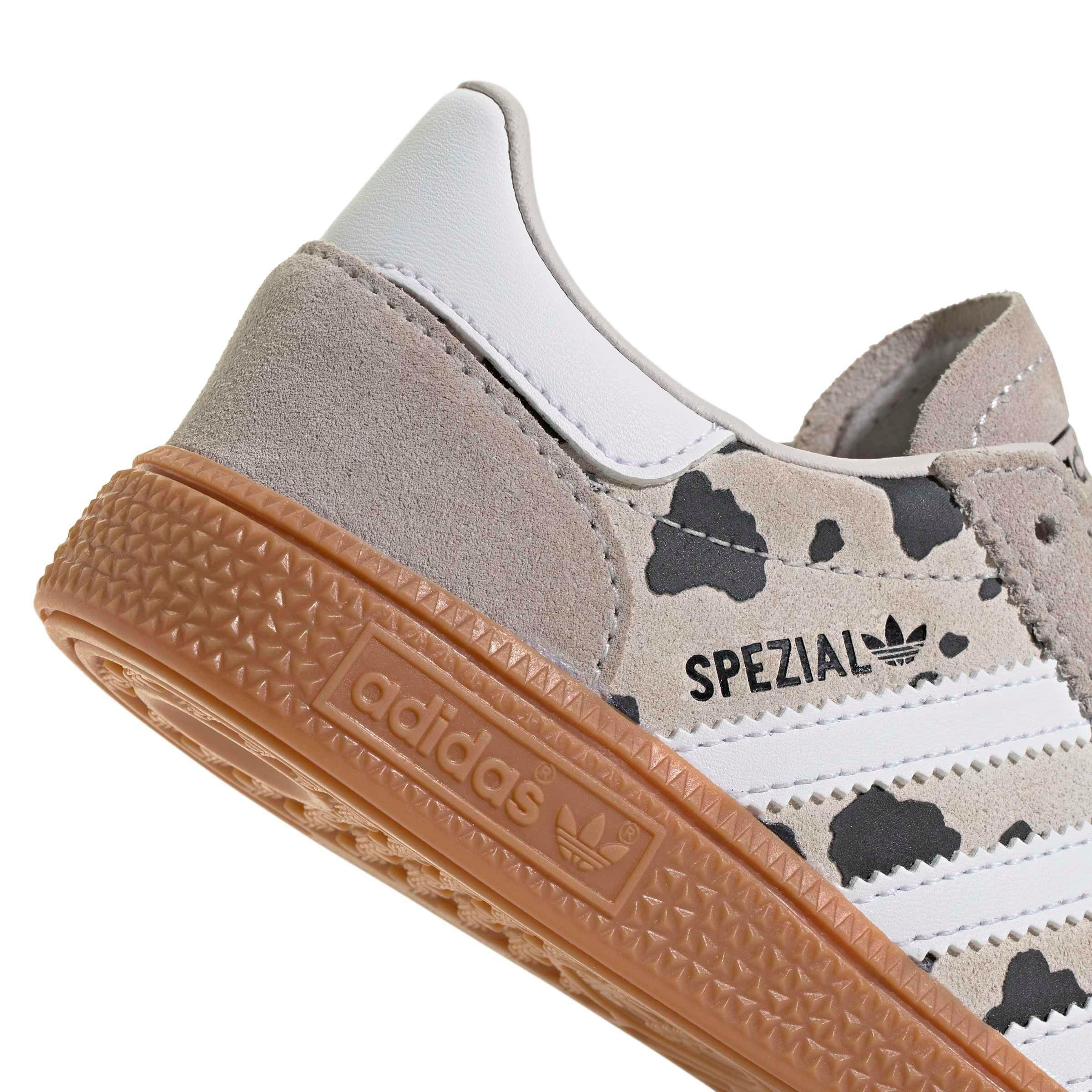 adidas Originals Handball Spezial "Grey One/Ftwr White/Crystal White" Preschool Girls' Shoe - GREY/WHITE/WHITE