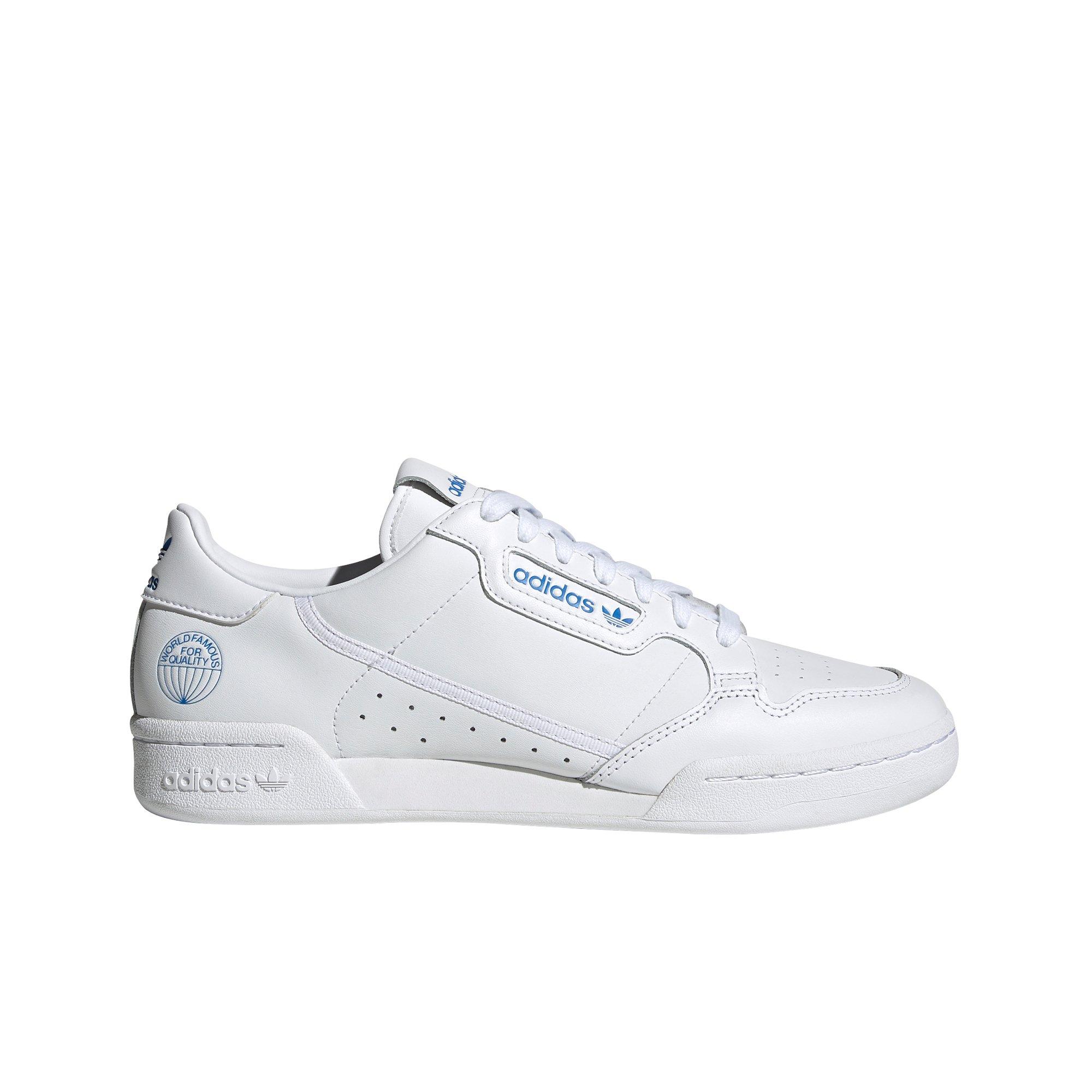 adidas continental 80 white and blue