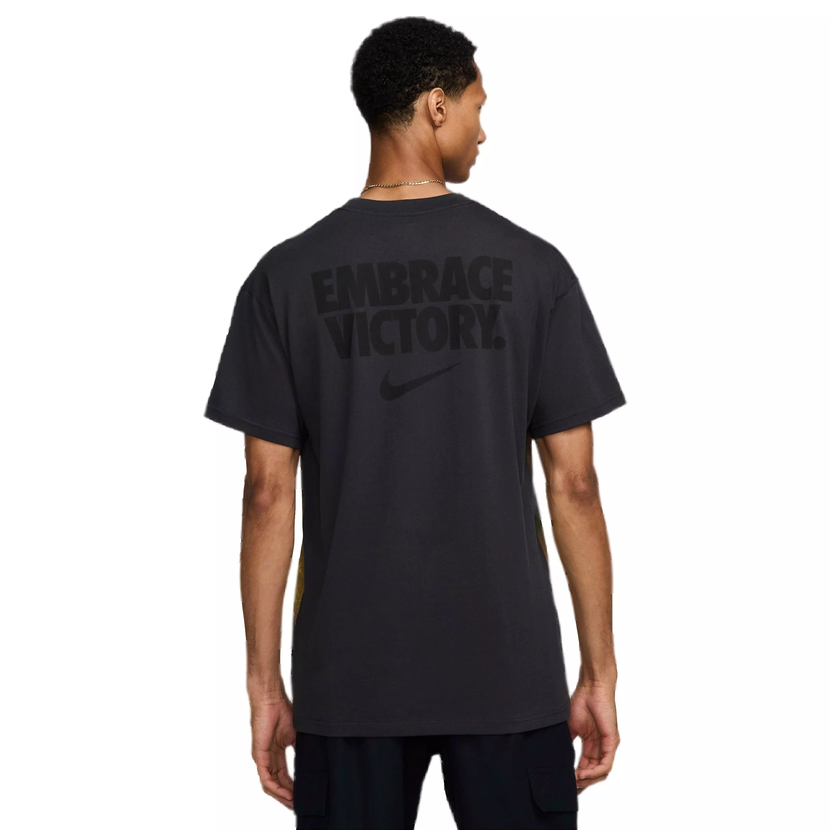 Nike Men's Sportswear Short Sleeve Max90 T-Shirt - Black - BLACK