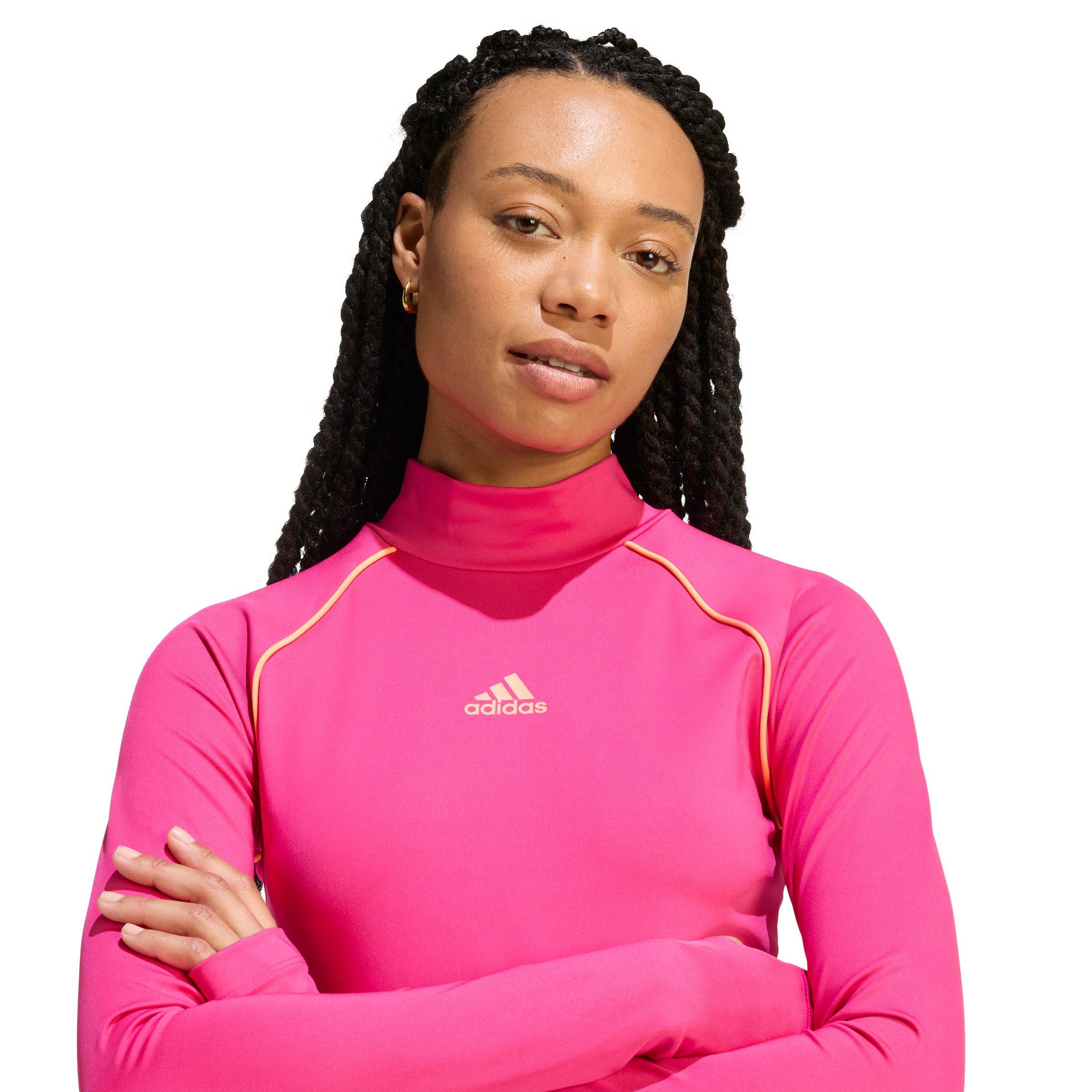 adidas Women's Mini Dress - Magenta - MAGENTA Thumbnail View 3