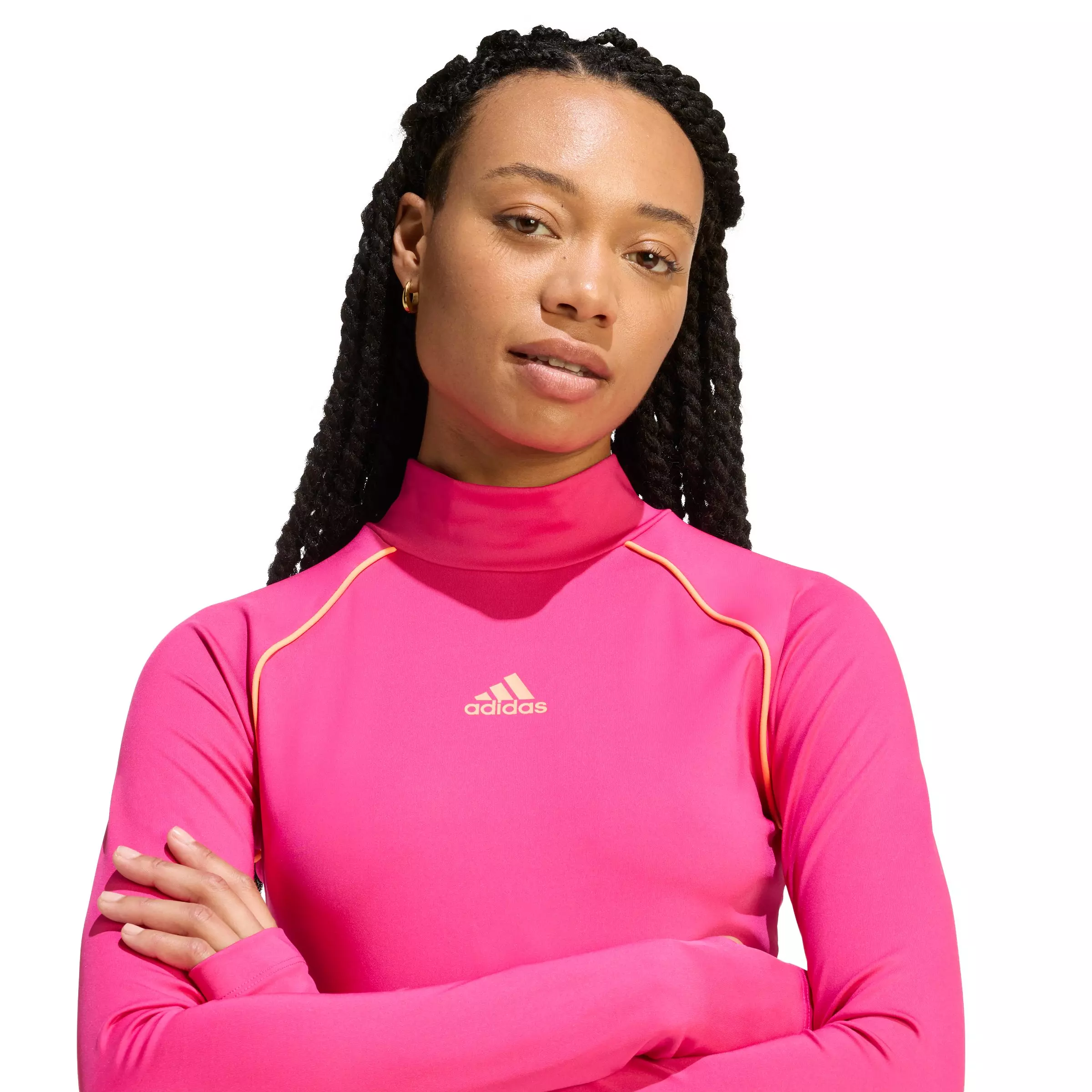 adidas Women's Mini Dress - Magenta - MAGENTA
