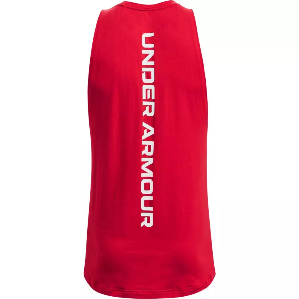 Under Armour Men's Baseline Cotton Tank Top - RED
