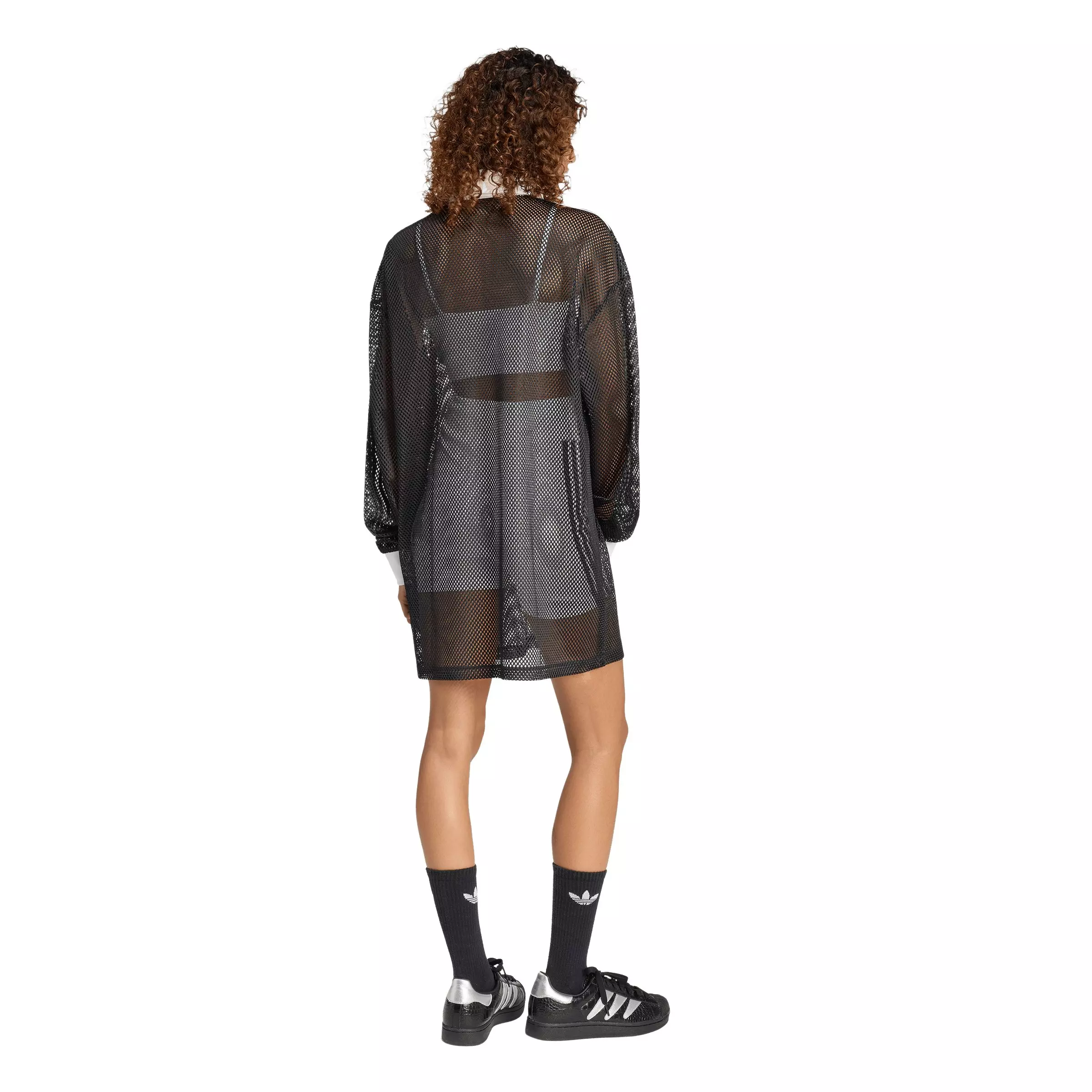 adidas Originals Women's Mesh Dress - Black - BLACK
