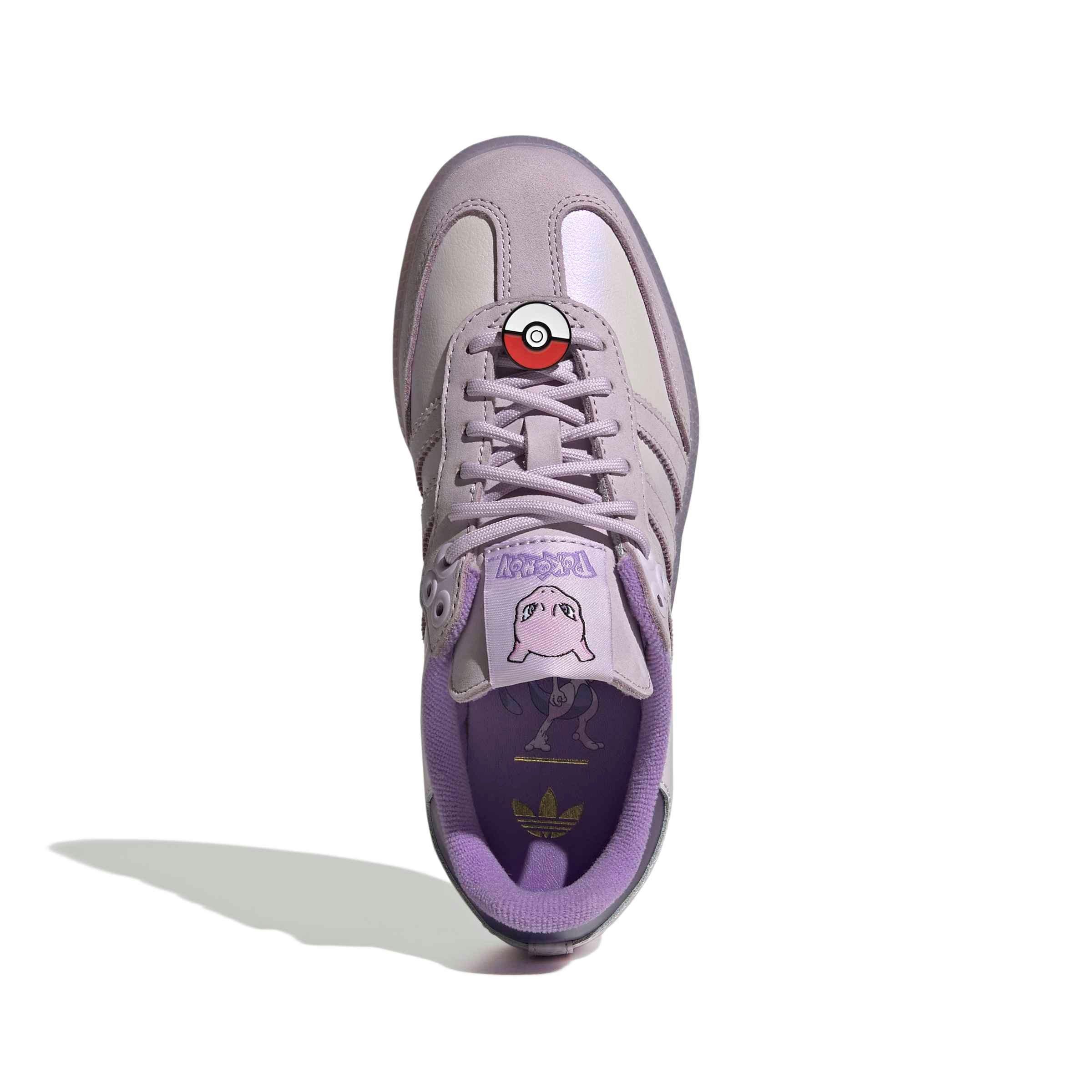 adidas Originals Pok&eacute;mon Samba OG "Mewtwo" Grade School Kids' Shoe - LIGHT PURPLE