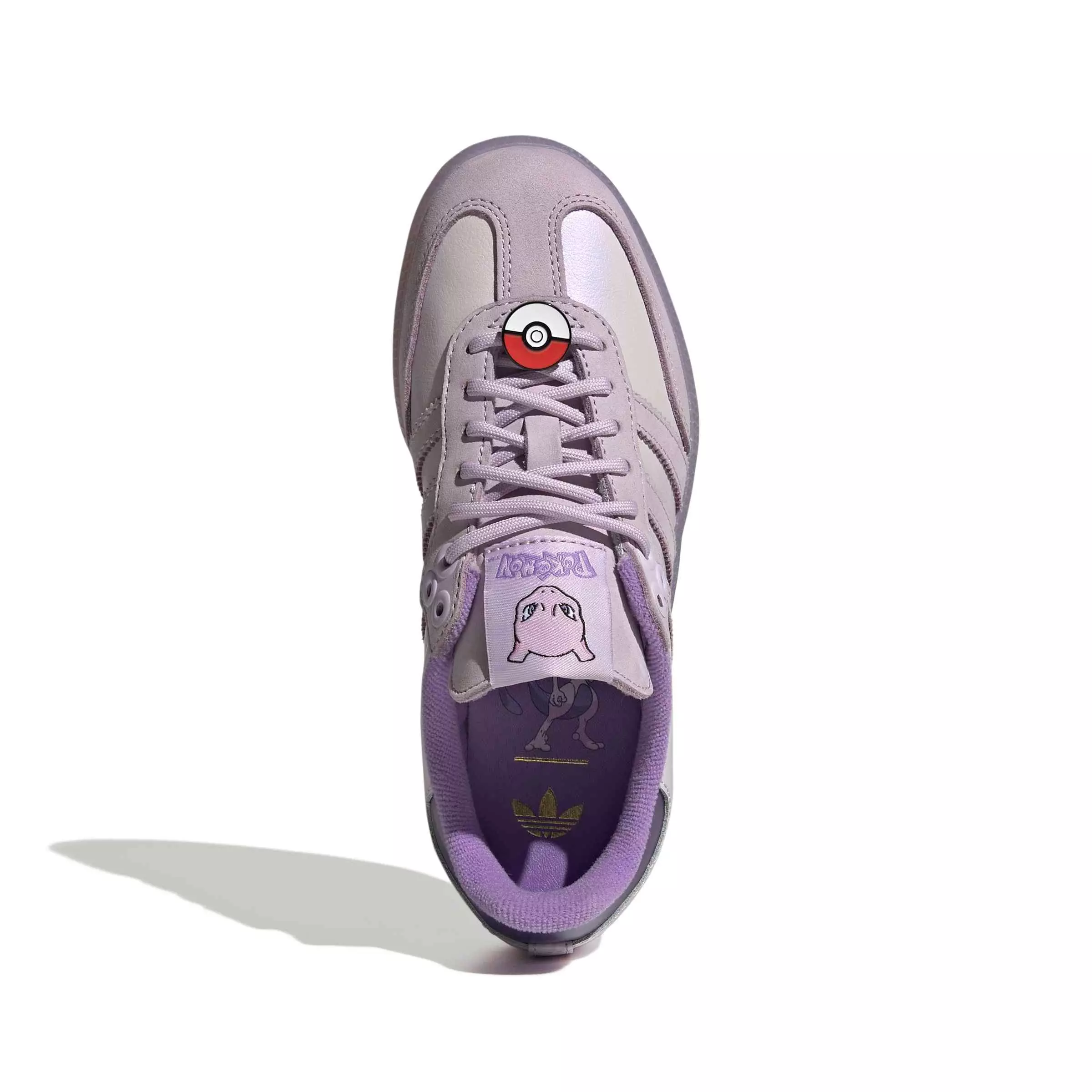 adidas Originals Pok&eacute;mon Samba OG "Mewtwo" Grade School Kids' Shoe - LIGHT PURPLE