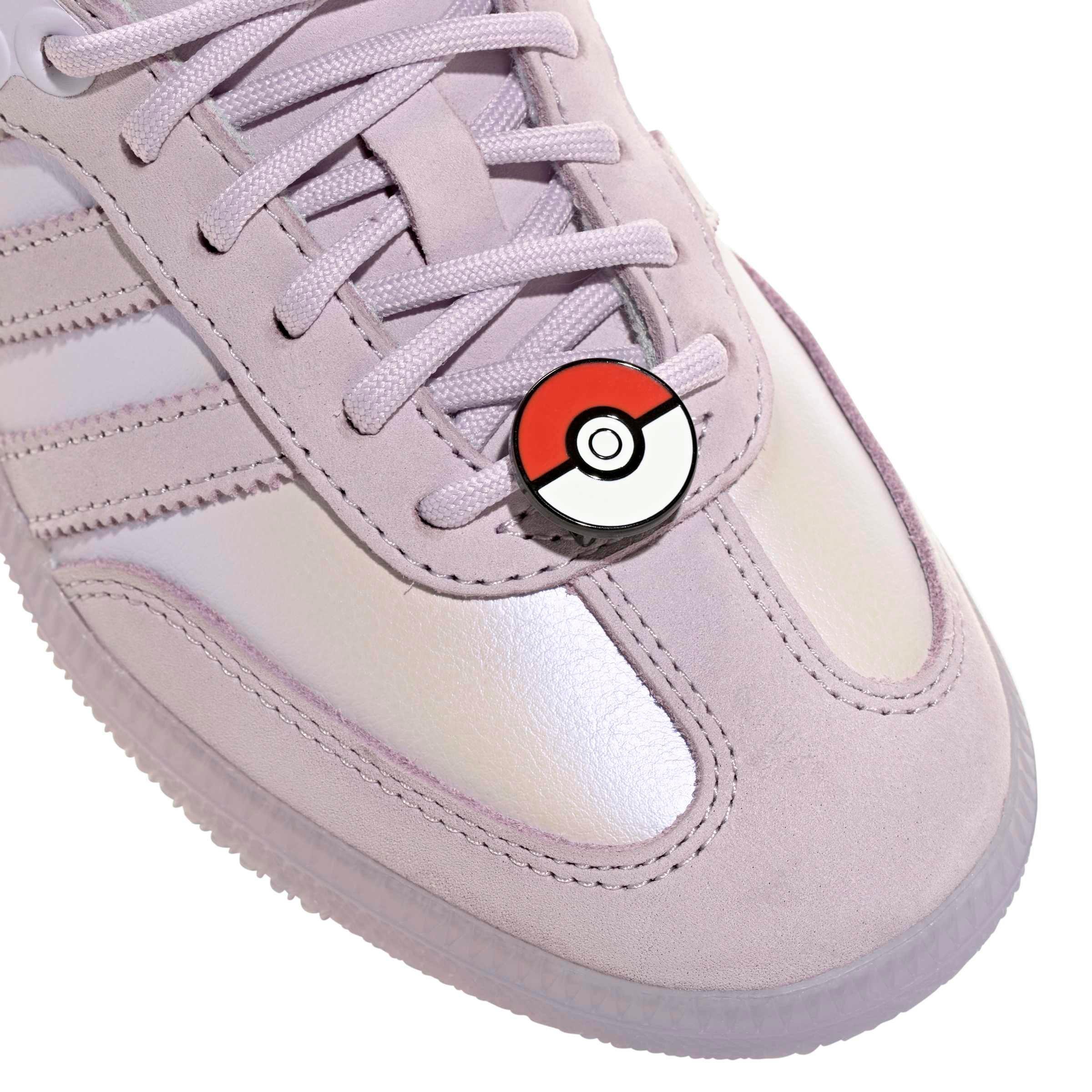adidas Originals Pok&eacute;mon Samba OG "Mewtwo" Grade School Kids' Shoe - LIGHT PURPLE