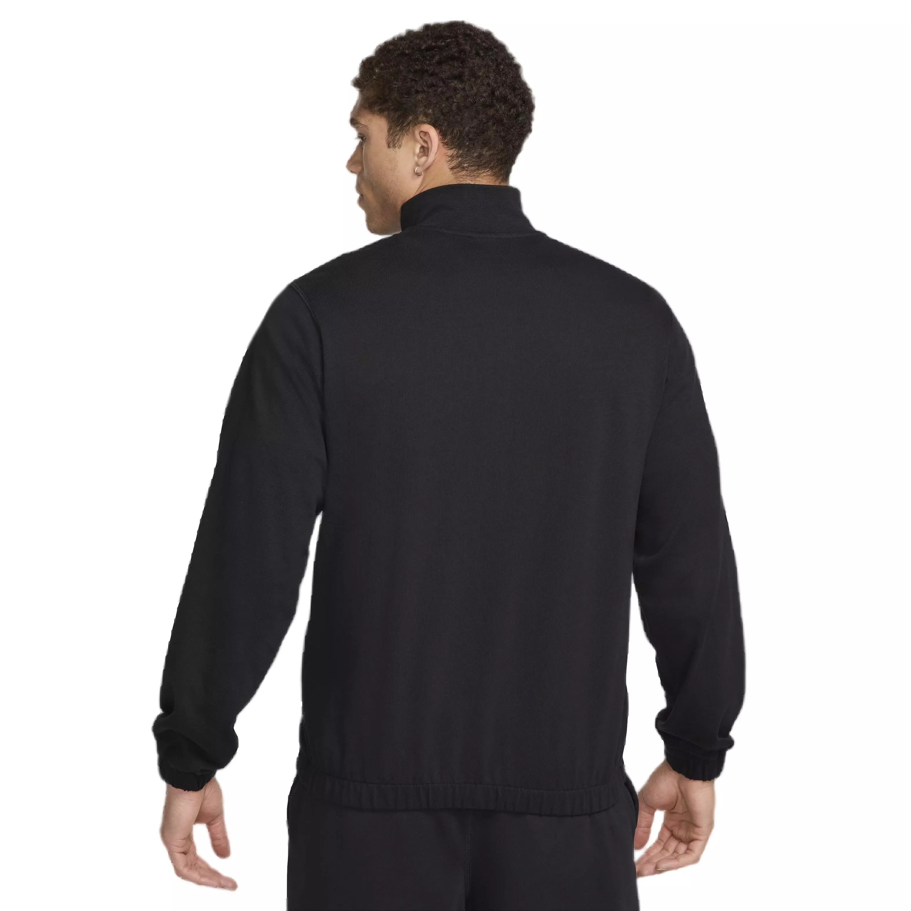 Nike Men's Club Knit Jacket - BLACK