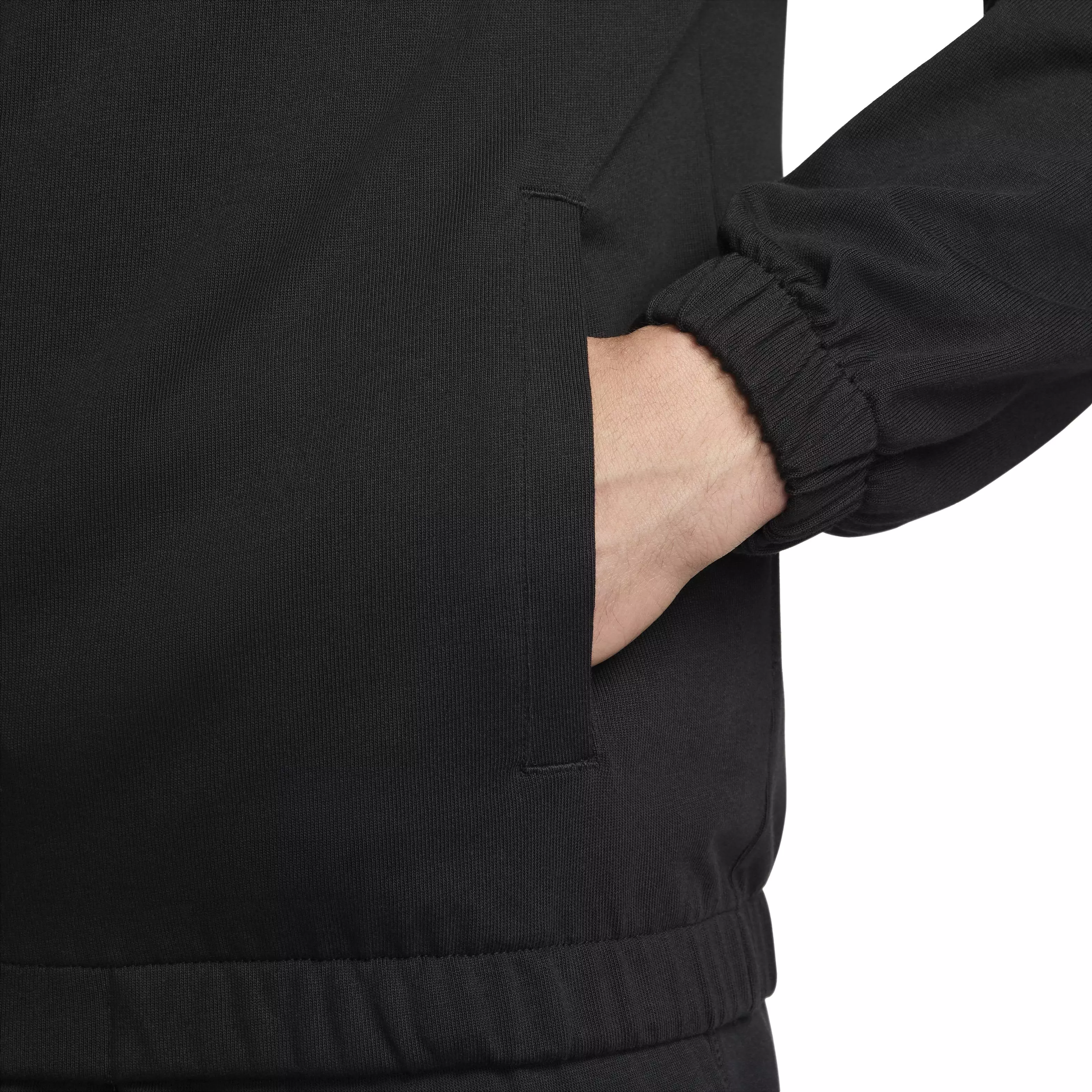 Nike Men's Club Knit Jacket - BLACK