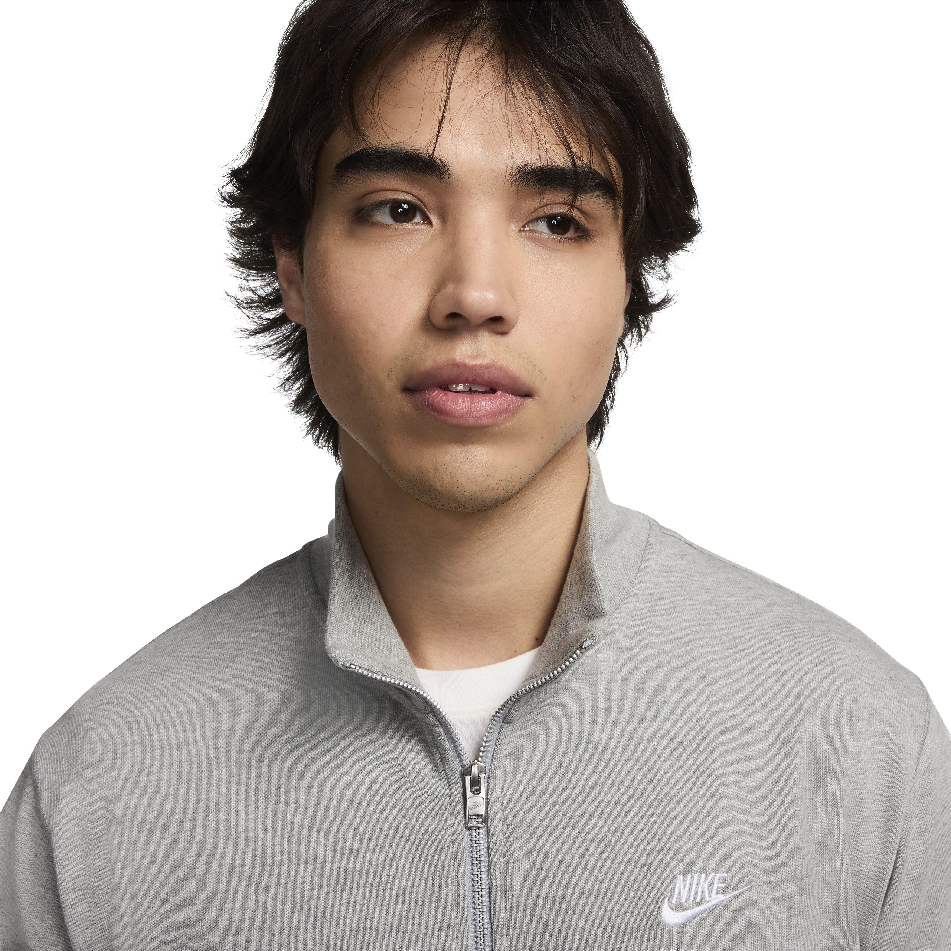 Nike Men's Club Knit Jacket - GREY